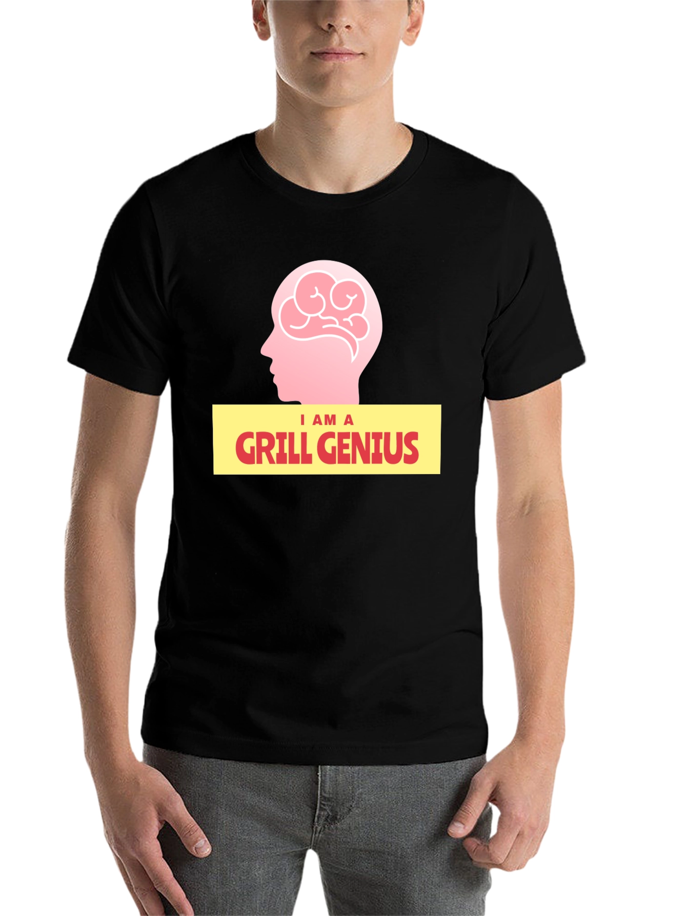 Black Grill Genius Graphic T-Shirt - BBQ Master Apparel view 7