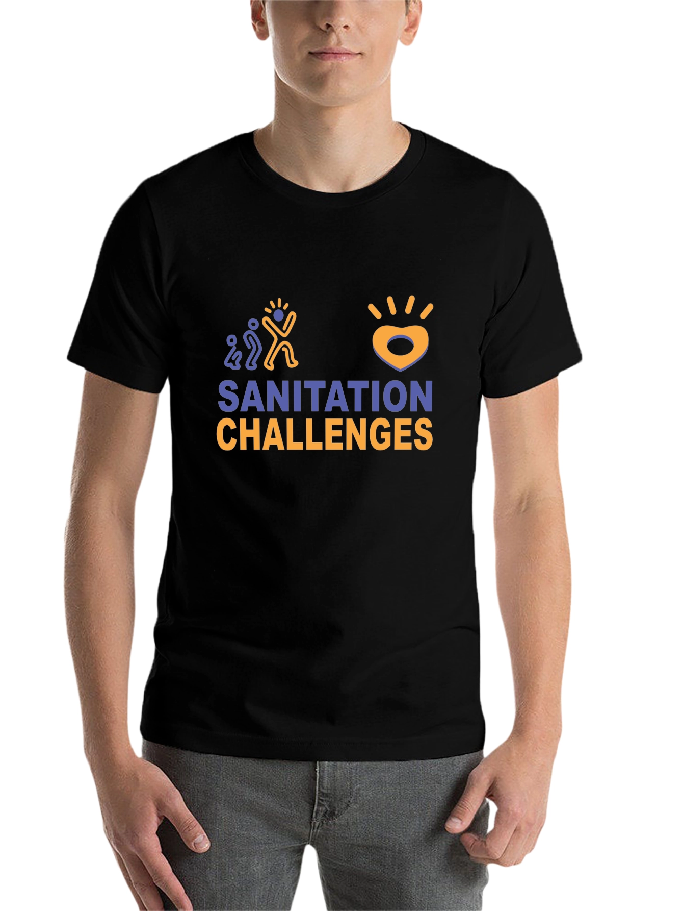 Sanitation Challenges Graphic T-Shirt - 7