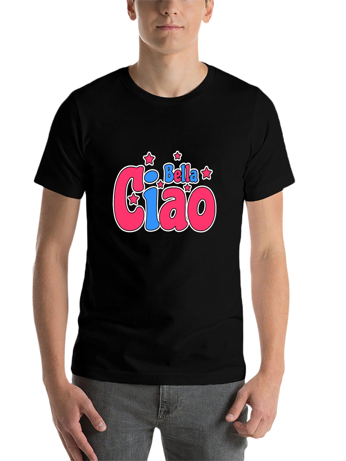 Bella Ciao Graphic T-Shirt - Black Cotton Tee - 7