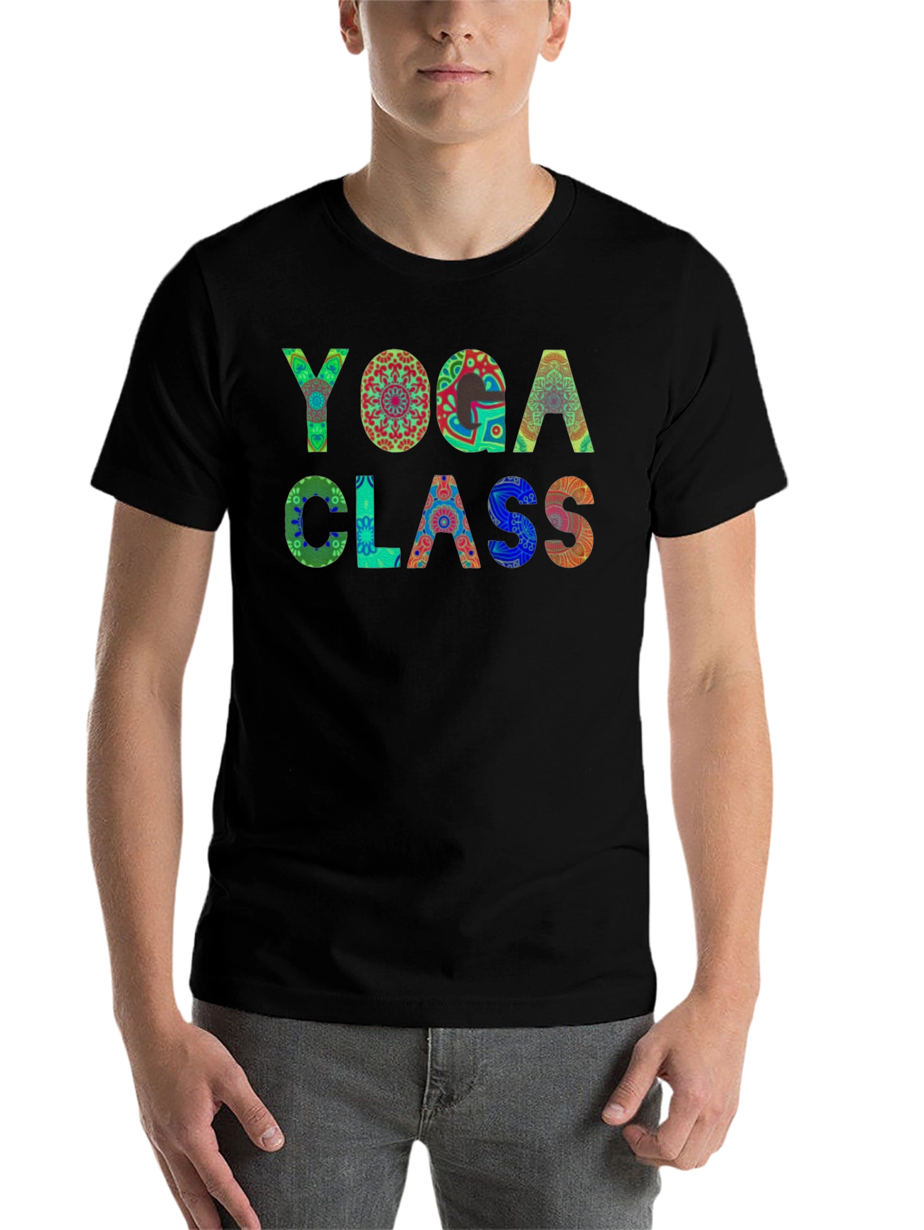 Yoga Class T-Shirt - Colorful Design - 7