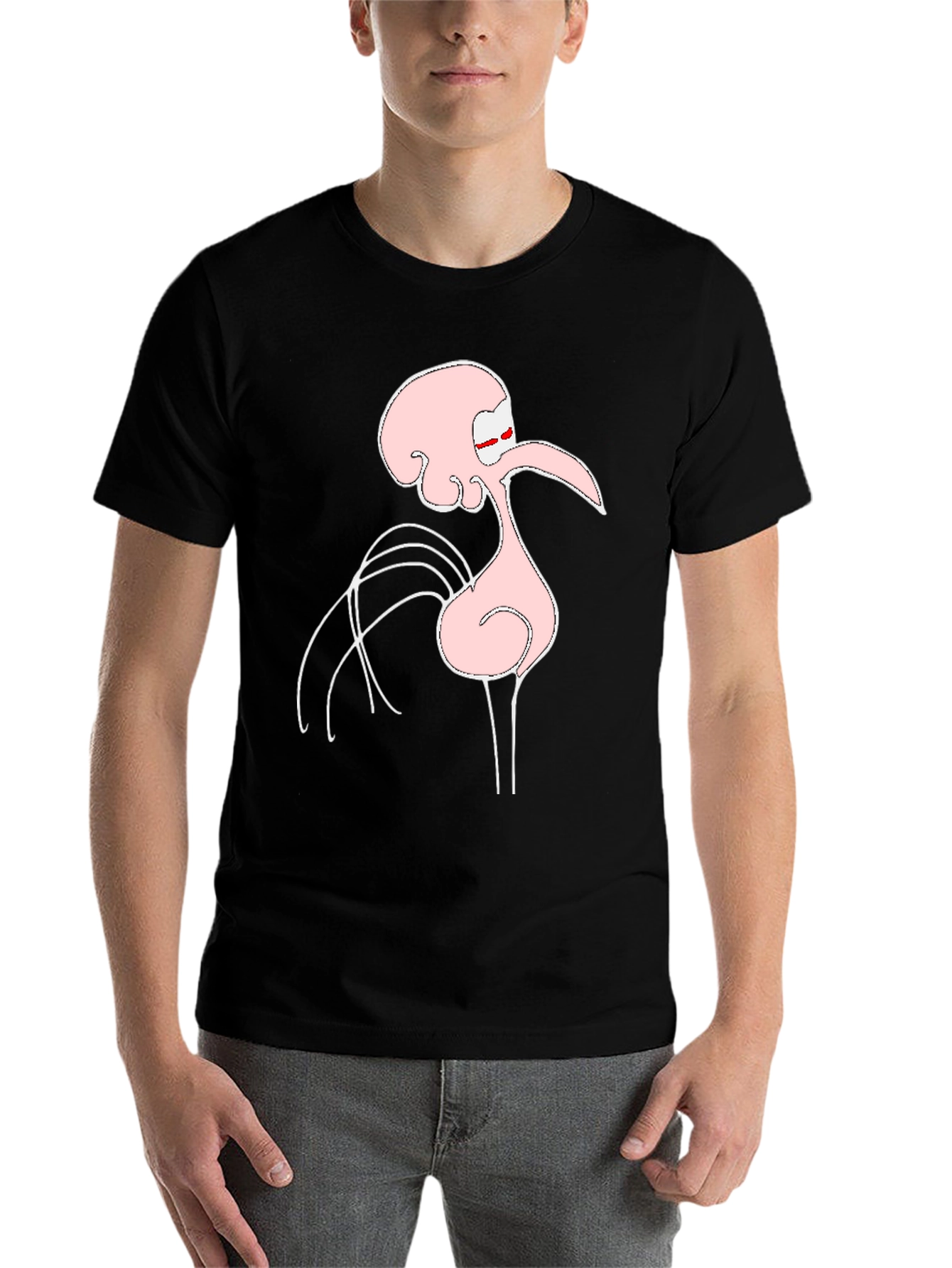 Black Bold Squidward Tee - Express Your Style! view 7