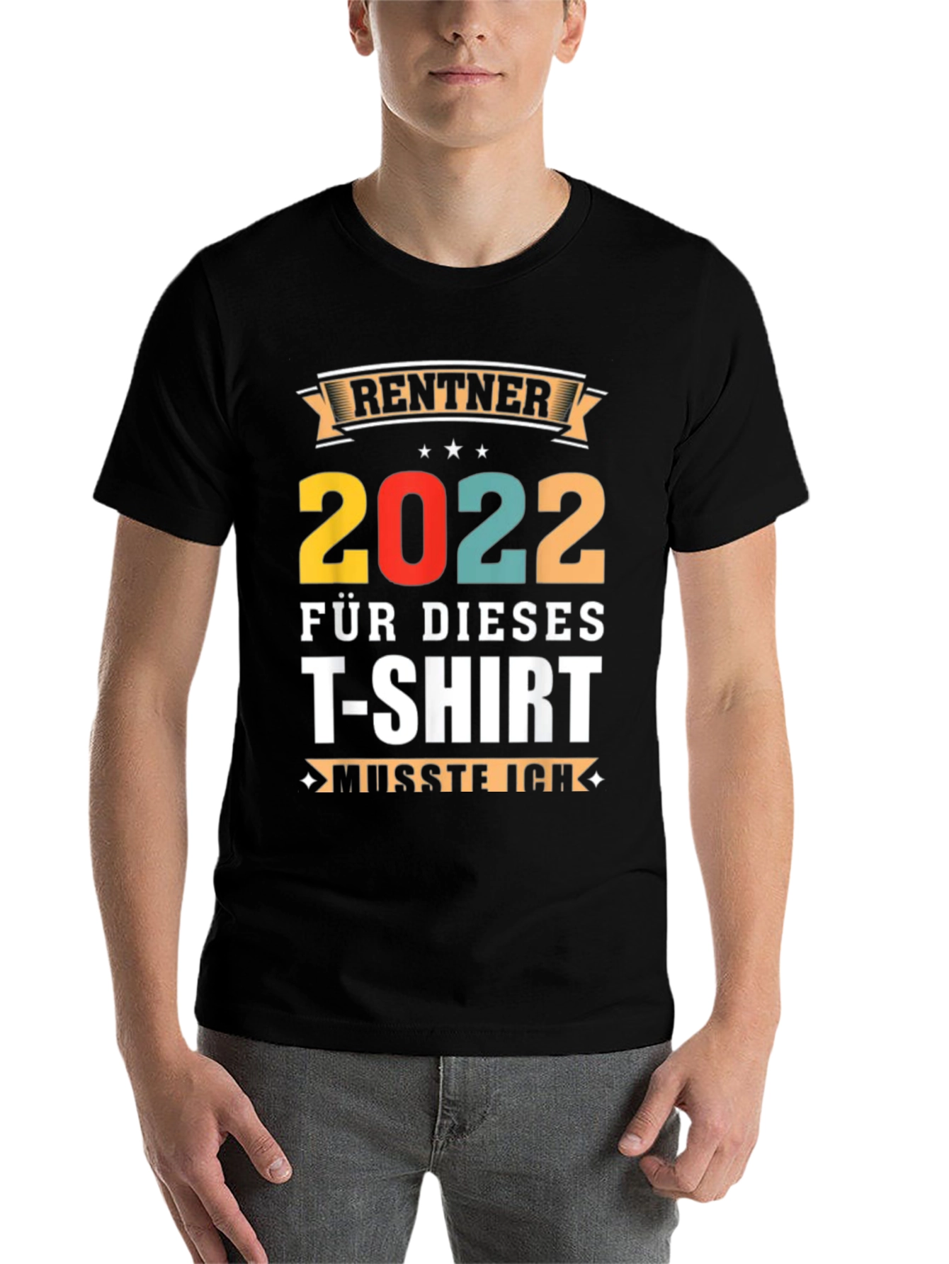 Black Retirement 2022 T-Shirt - "I Had To" Funny Design view 7