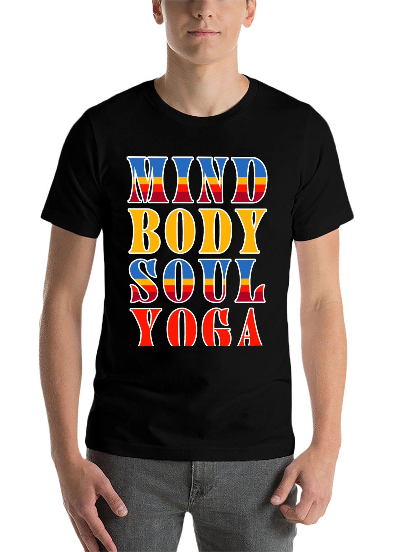 Mind Body Soul Yoga T-Shirt - Spiritual Comfort - 7