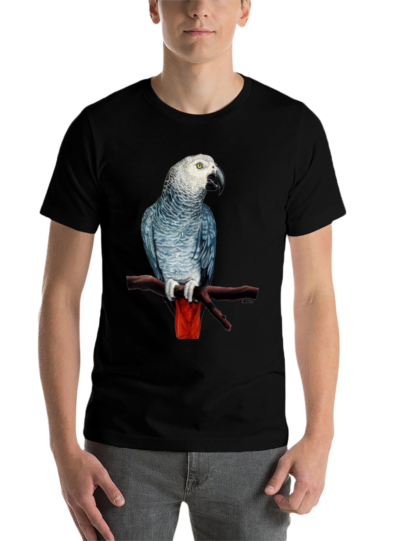 African Grey Parrot T-Shirt - 7