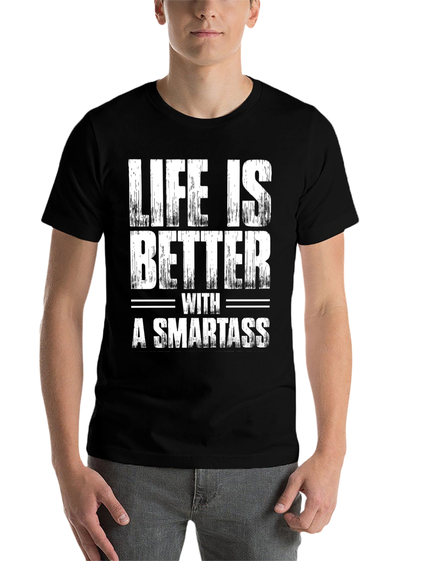 Black Life is Better with a Smartass Graphic Tee view 7