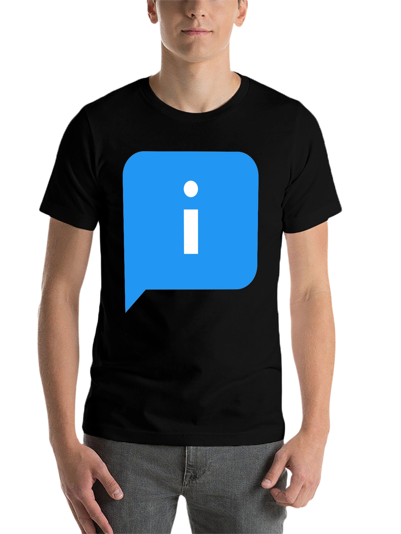 Black Info Graphic Tee - Bold Style Statement! view 7