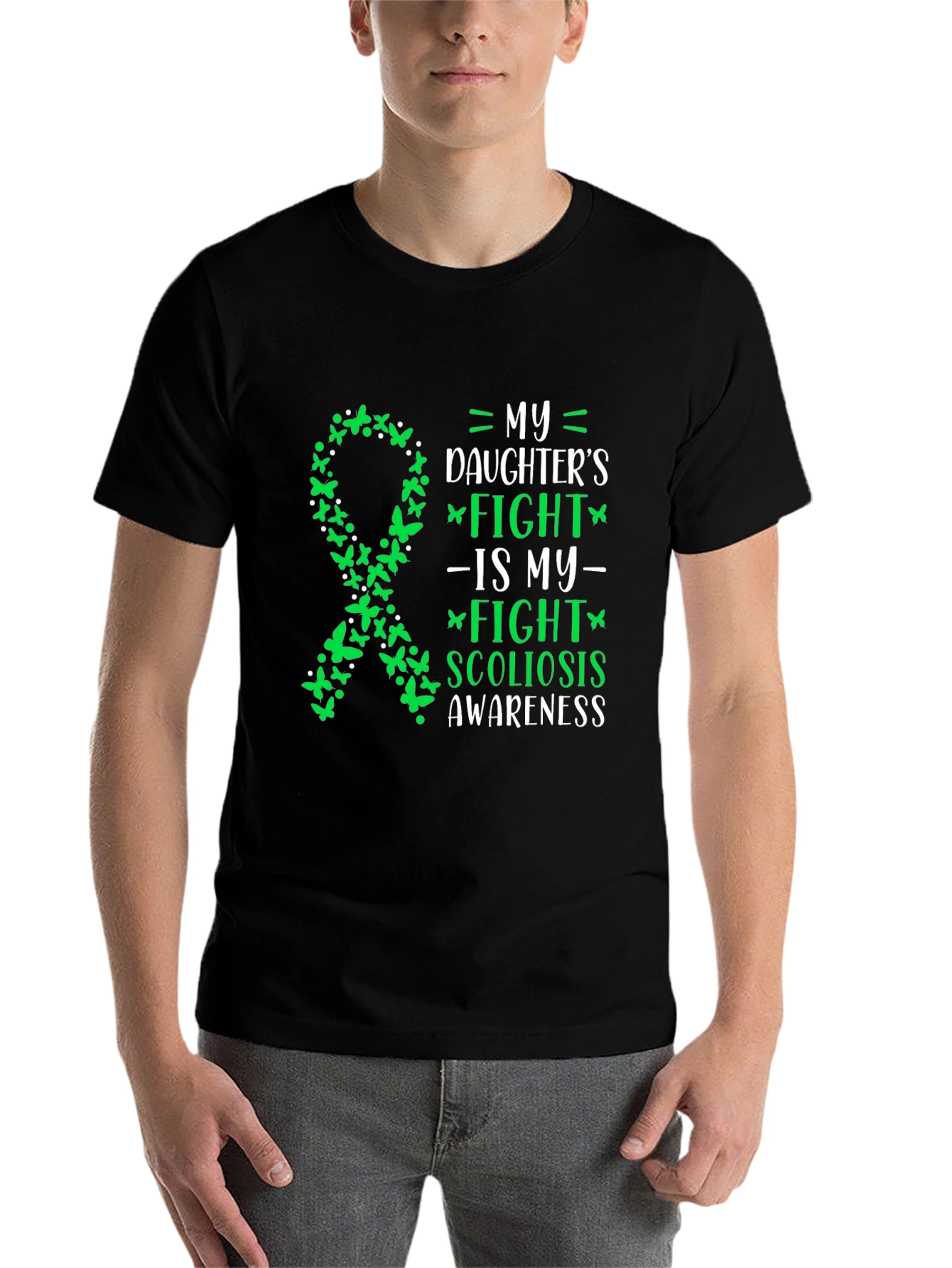Scoliosis Awareness T-Shirt - My Daughter's Fight - 7