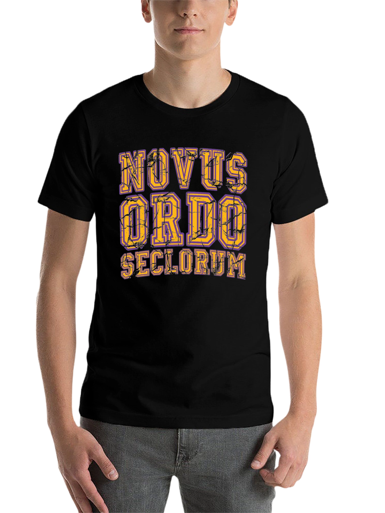 Black Novus Ordo Seclorum Graphic Tee view 7