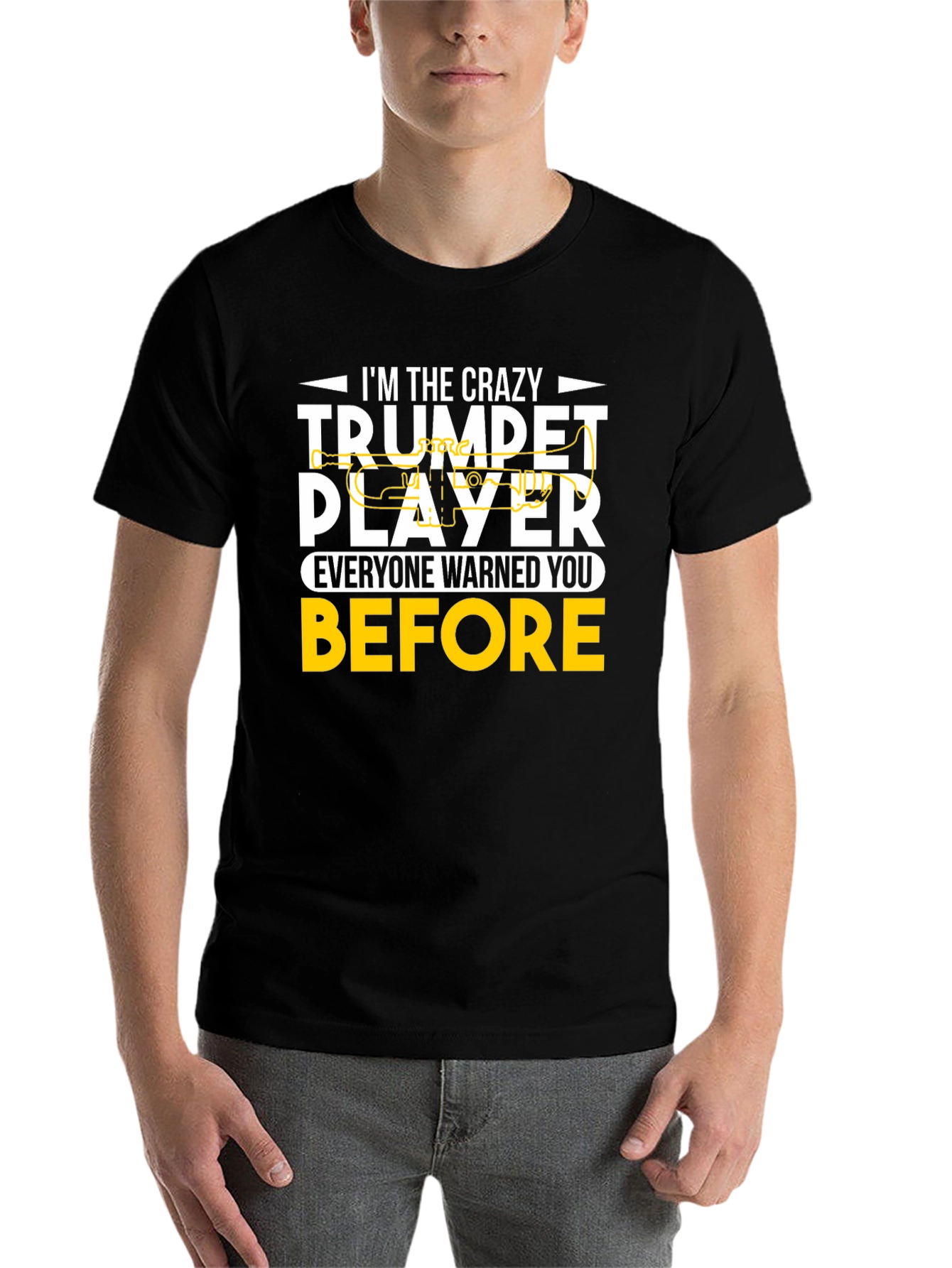 Crazy Trumpet Player Graphic Tee - 7