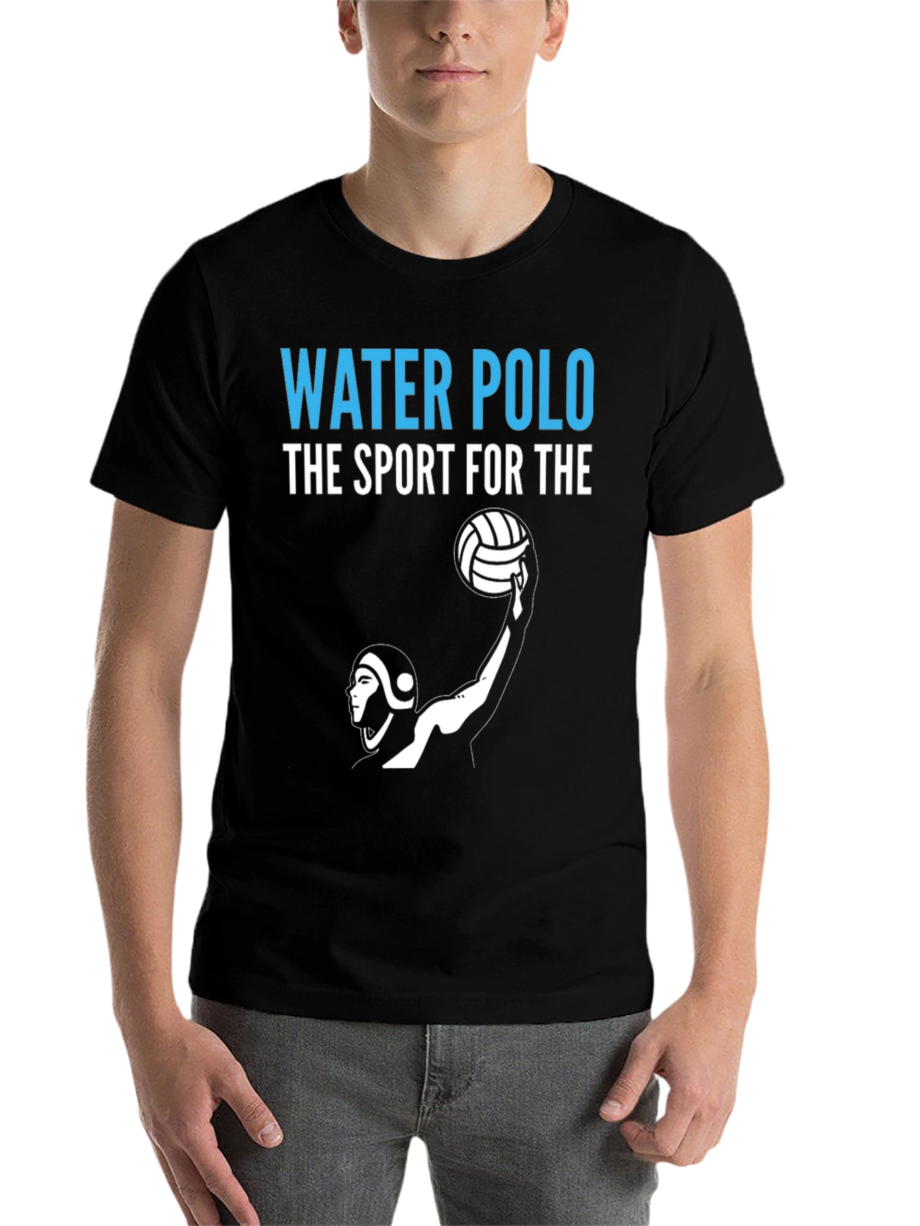 Black Water Polo T-Shirt - The Sport For The view 7