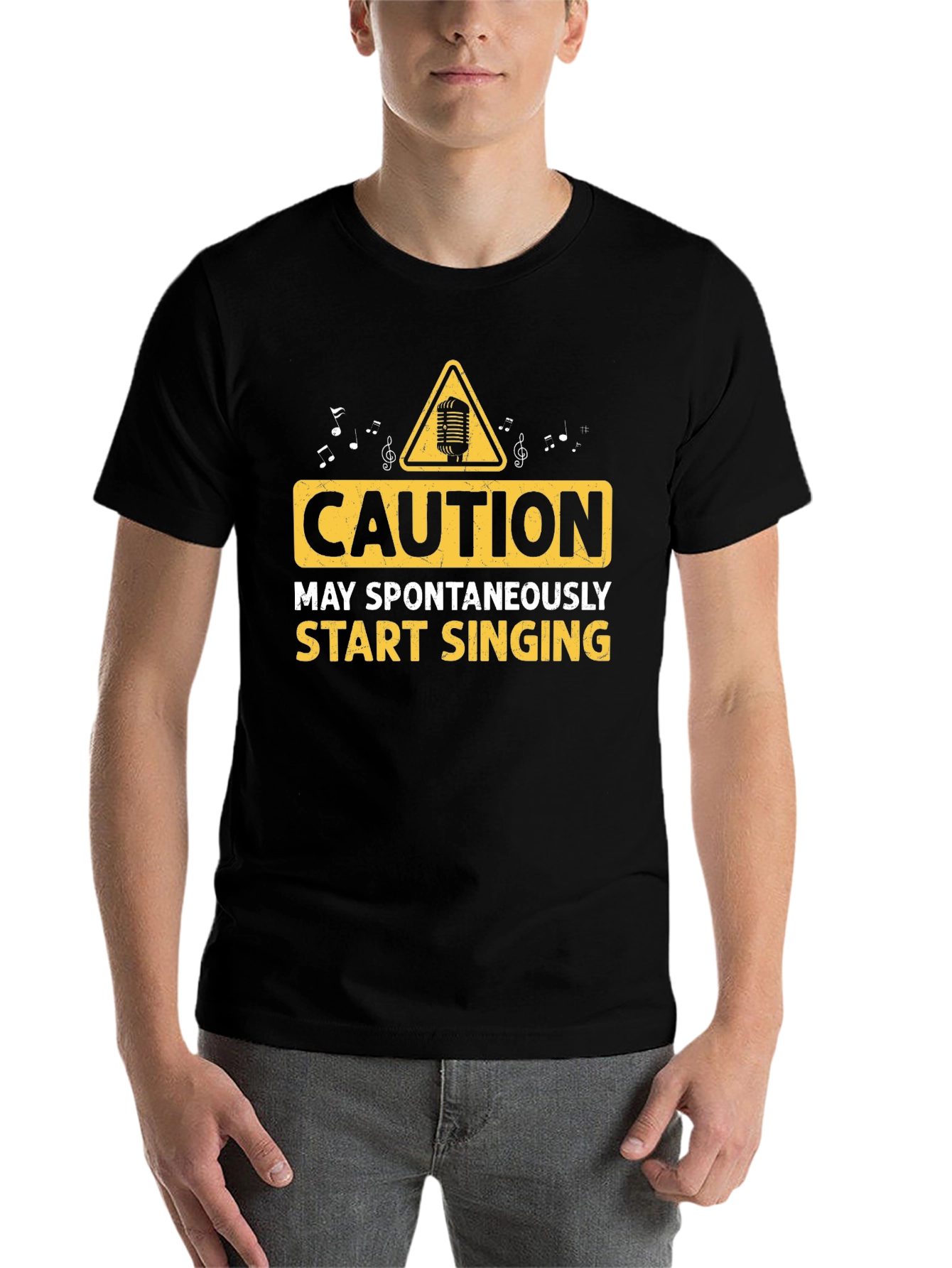 Caution May Spontaneously Start Singing T-Shirt - 7