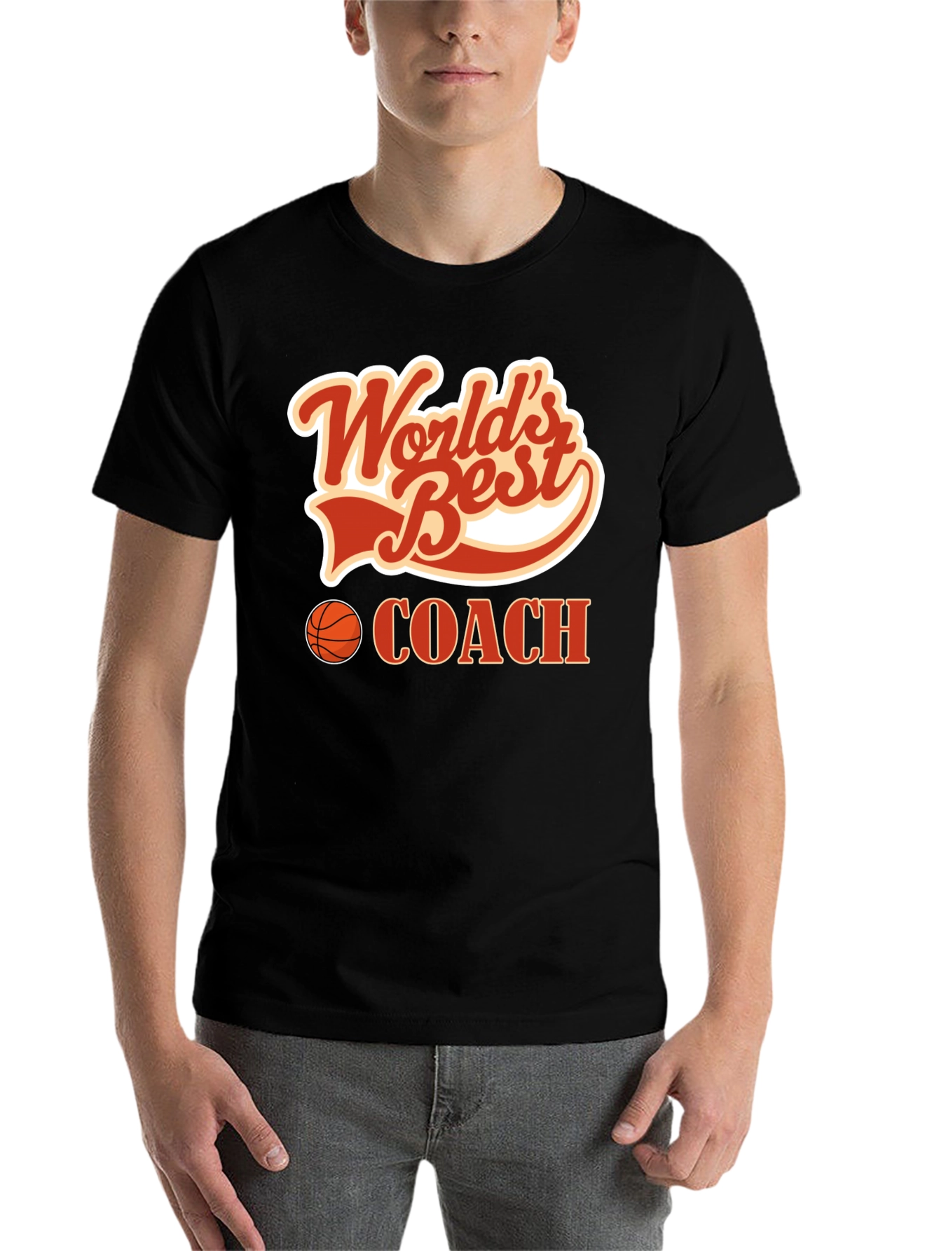 Black World's Best Coach T-Shirt view 7