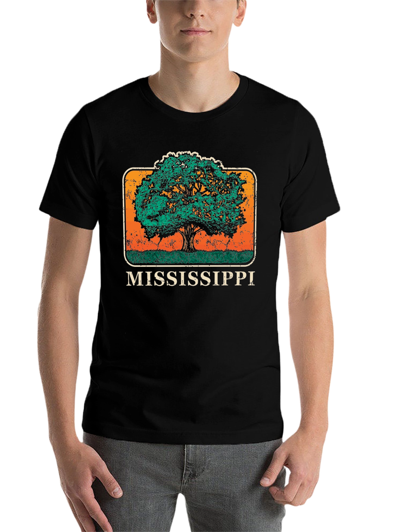 Mississippi Tree Graphic T-Shirt - 7