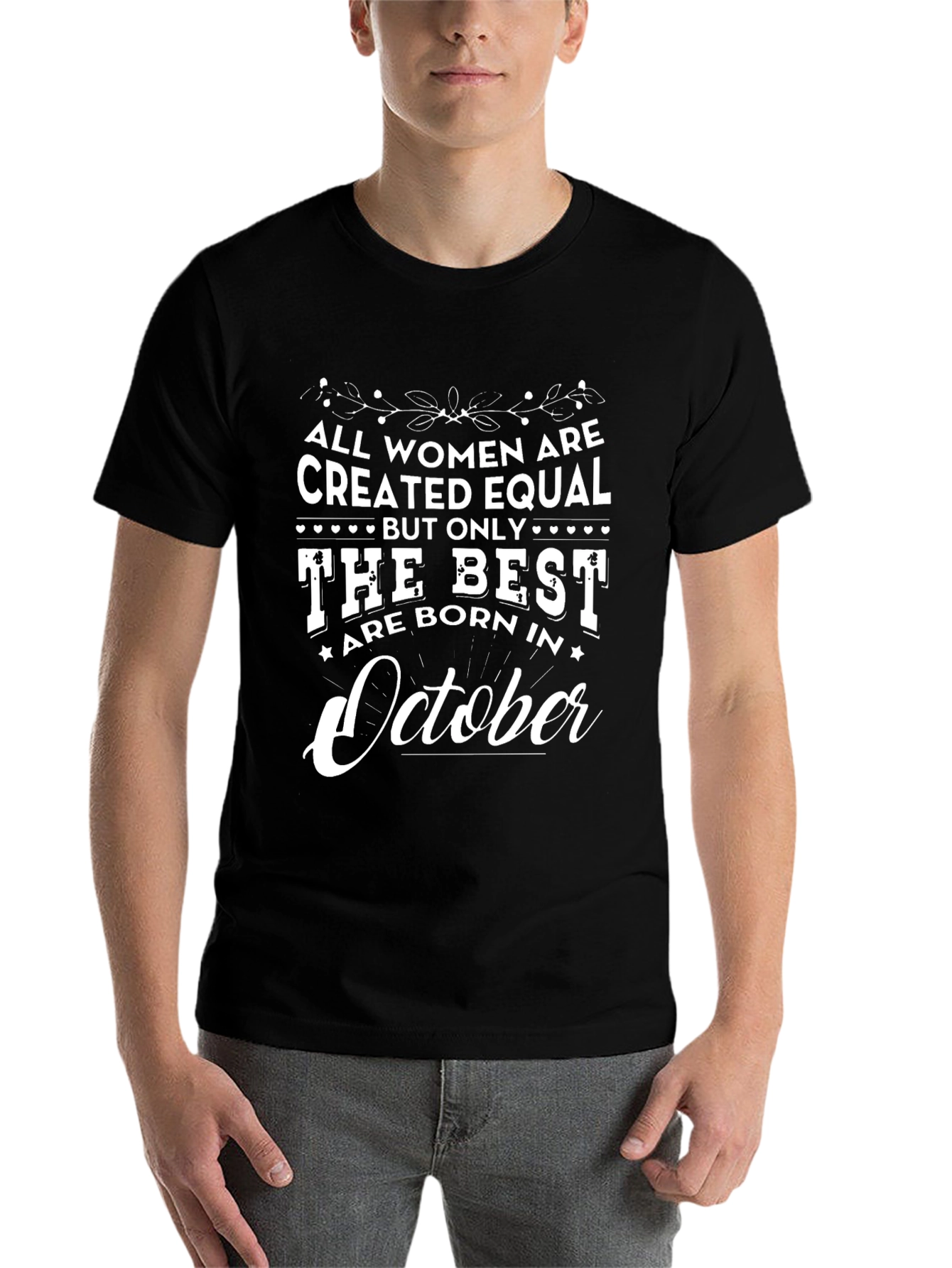 Black All Women Are Created Equal T-Shirt view 7