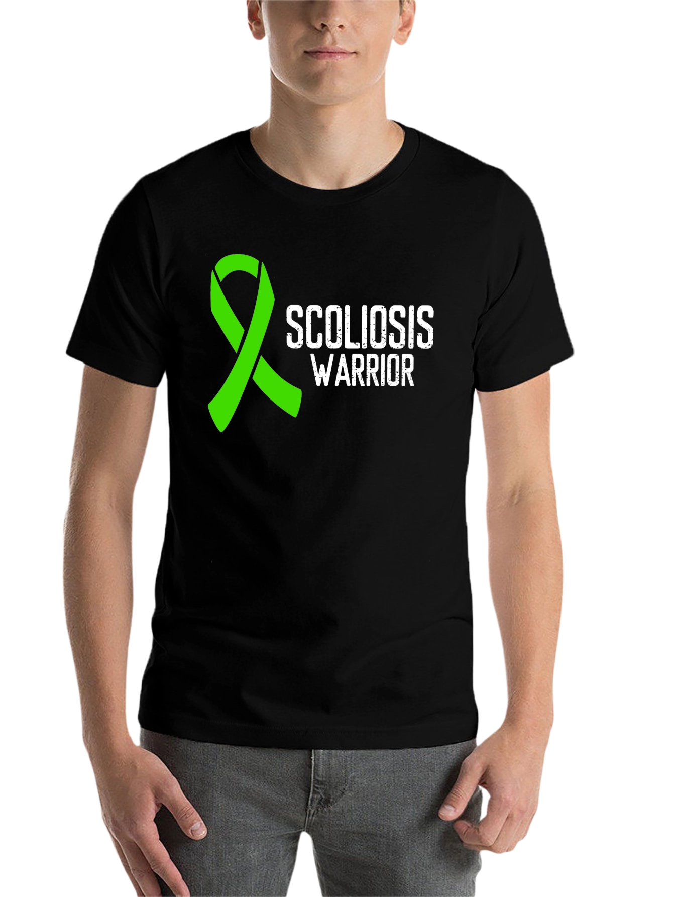 Scoliosis Warrior Awareness Ribbon Tee - 7