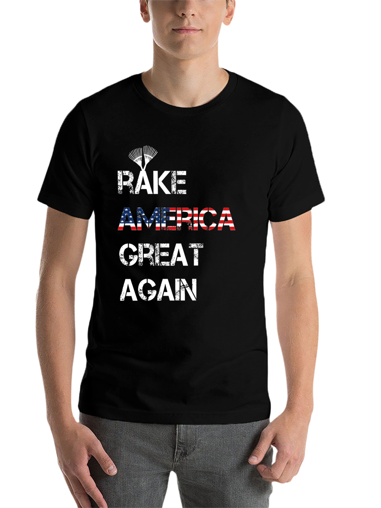 Black Rake America Great Again T-Shirt Political view 7