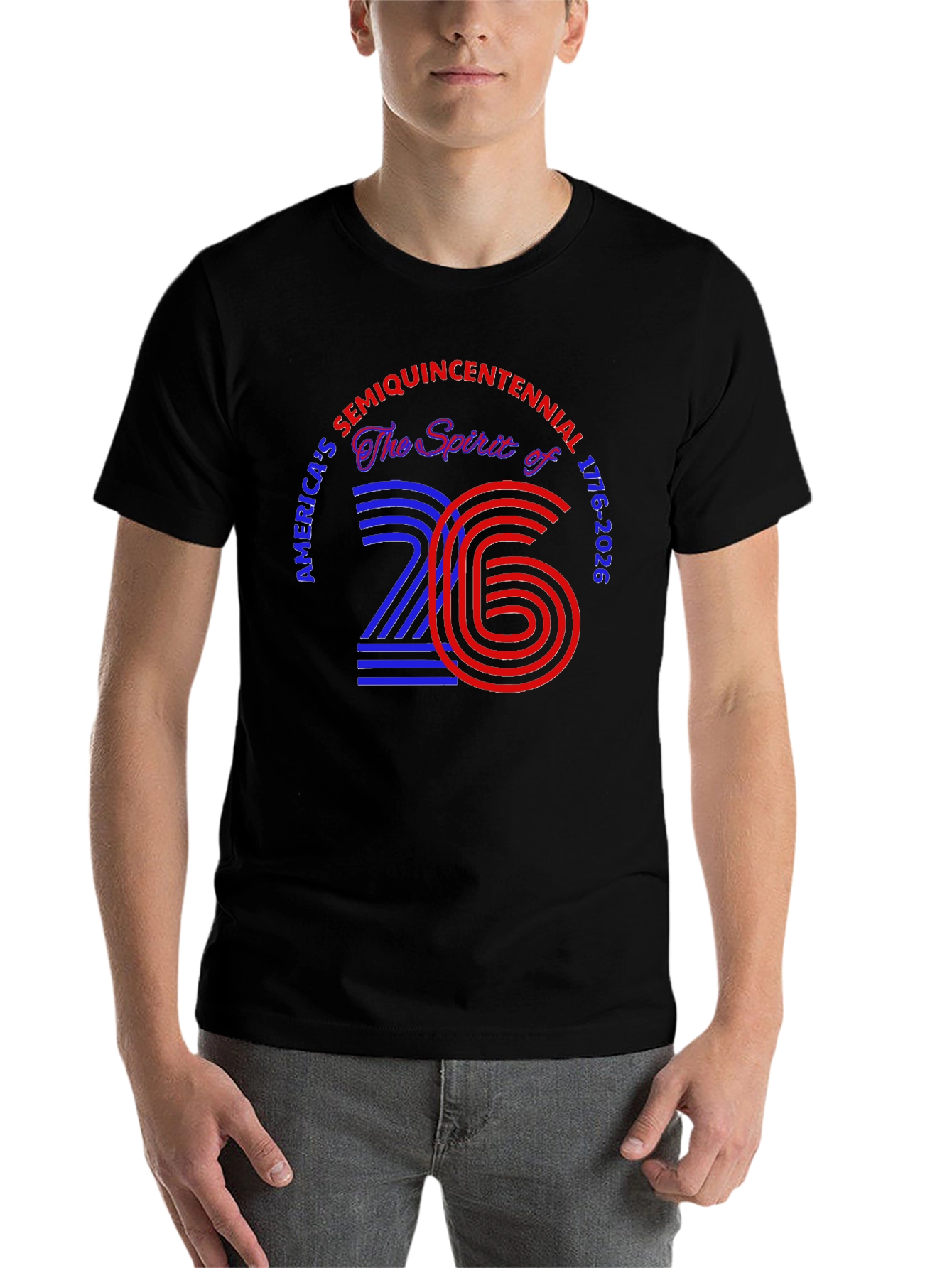 Black America's Semiquincentennial T-Shirt 1776-2026 view 7