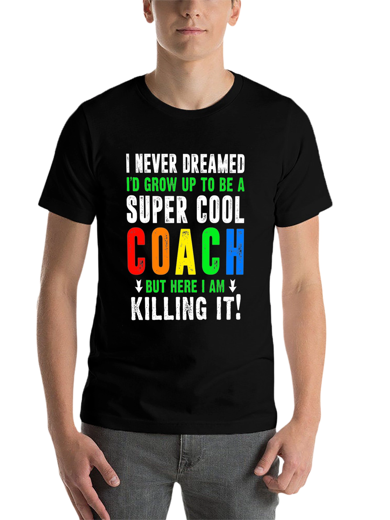 Black Super Cool Coach T-Shirt view 7