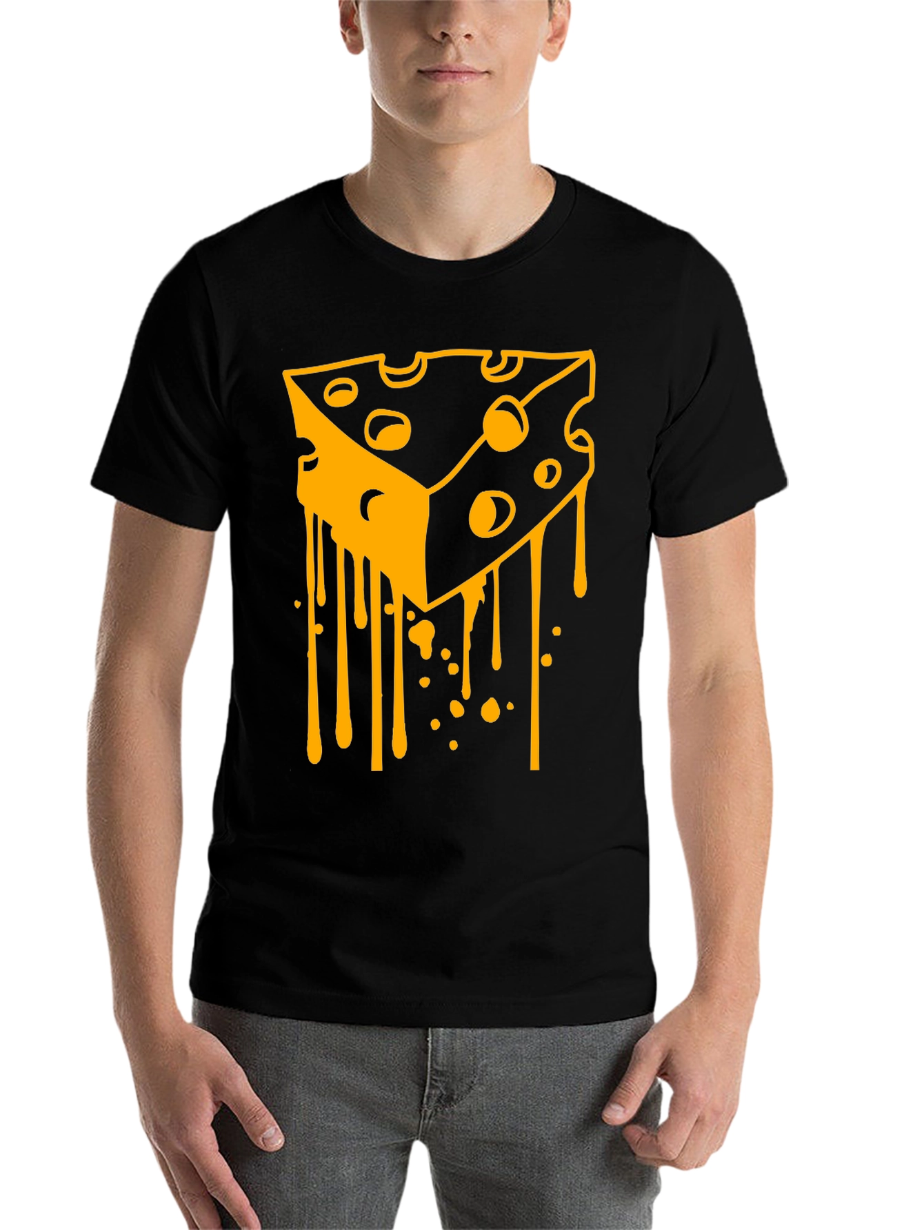 Cheese Drip Graphic Tee - Bold & Unique Design - 7