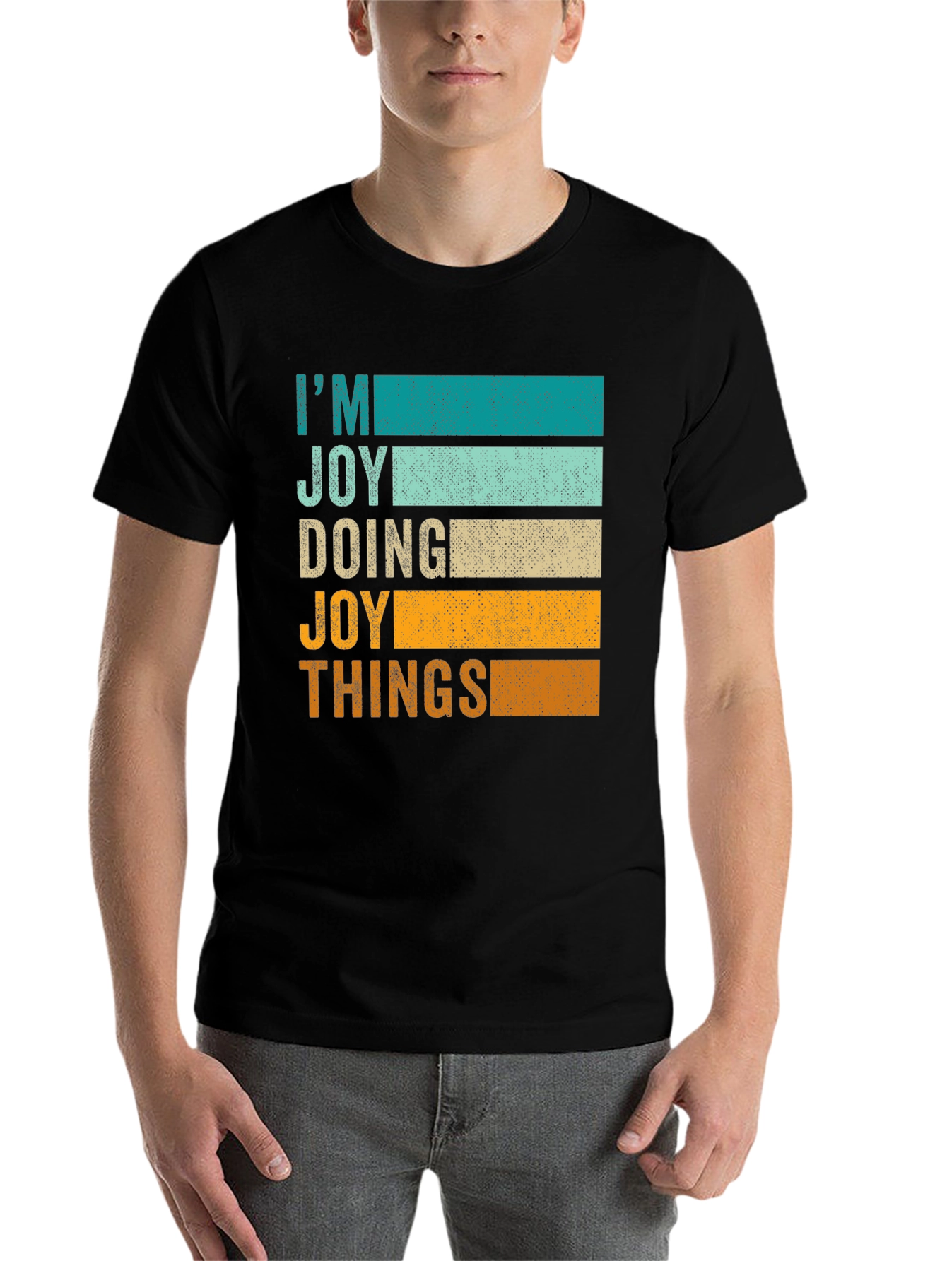 Black I'm Joy Doing Joy Things Graphic Tee view 7