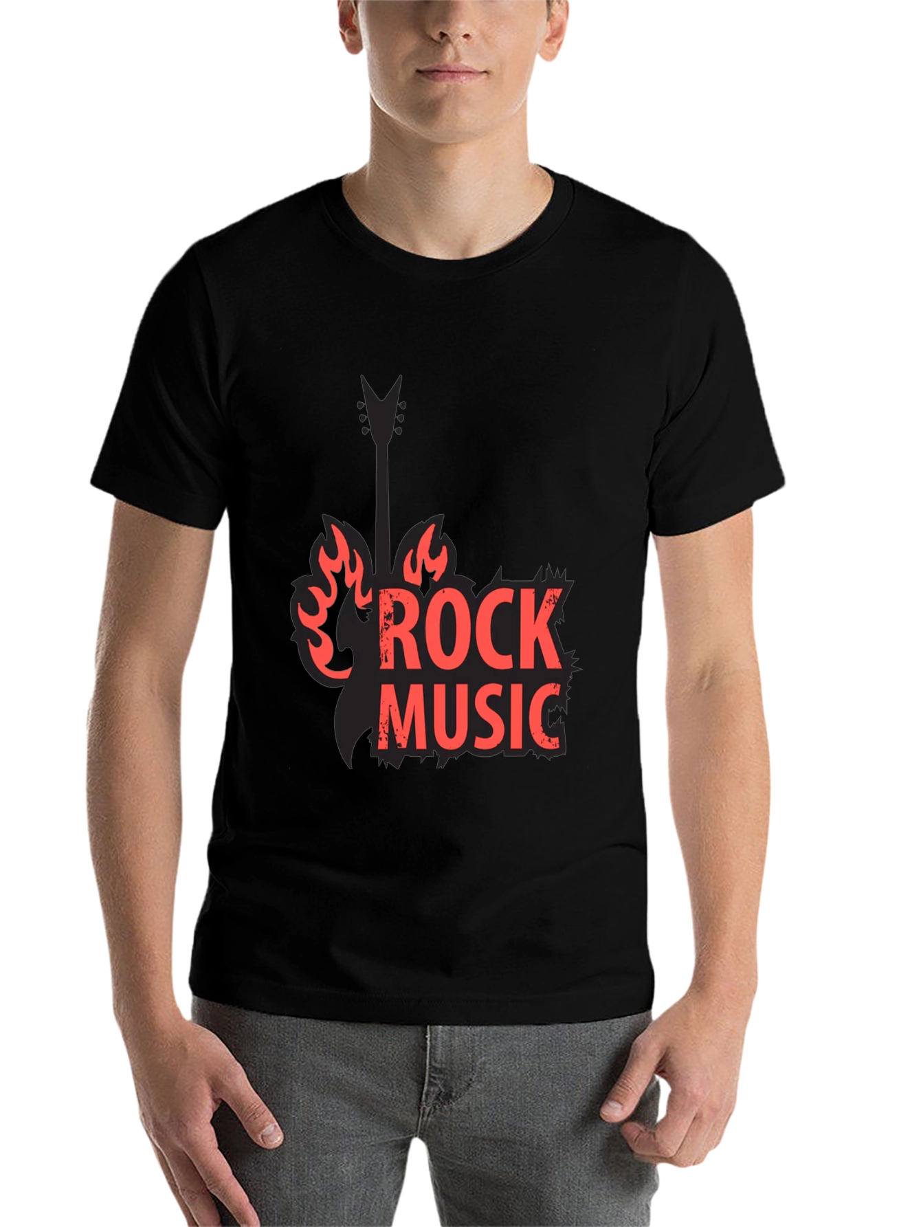 Black Rock Music Black Graphic Tee view 7
