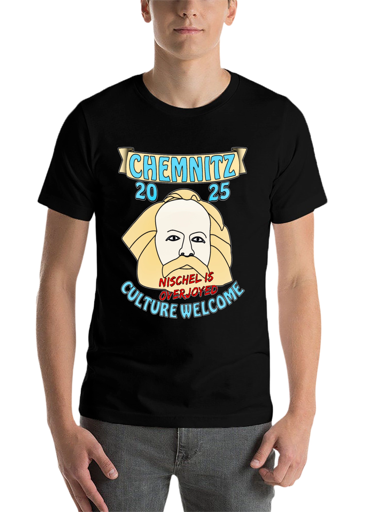 Black Chemnitz 2025 T-Shirt - Culture Welcome view 7