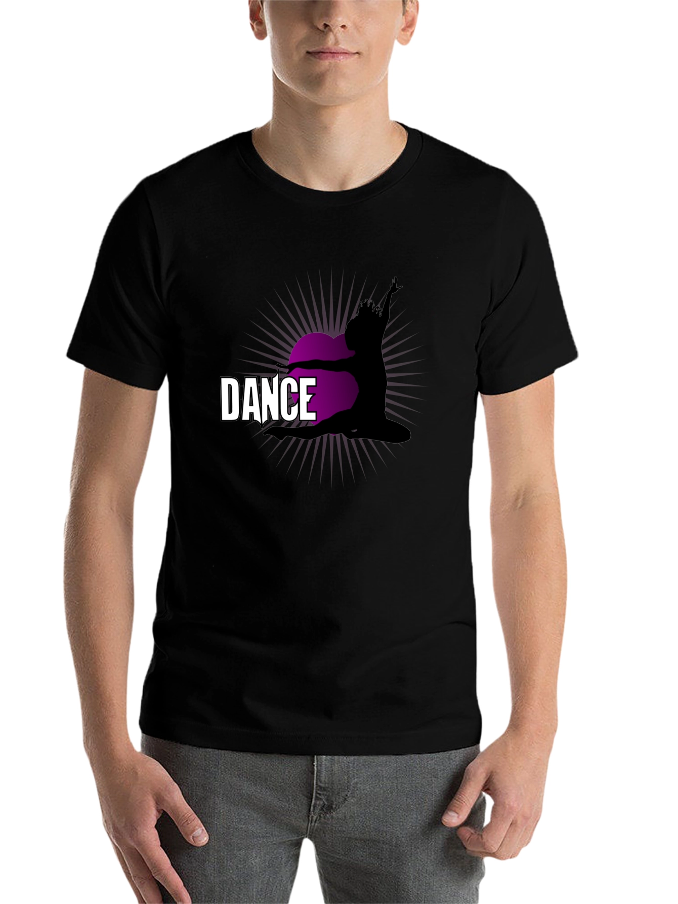 Black Dance Silhouette T-Shirt view 7