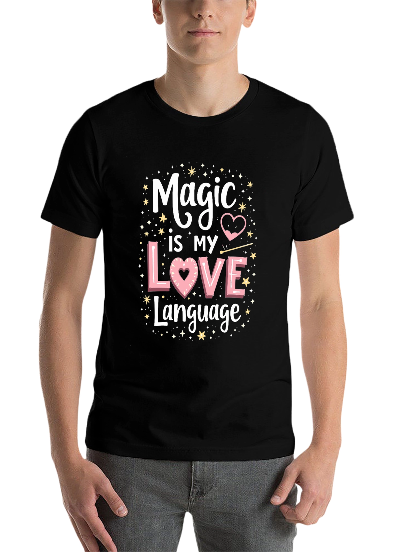 Black Magic Is My Love Language Tee view 7