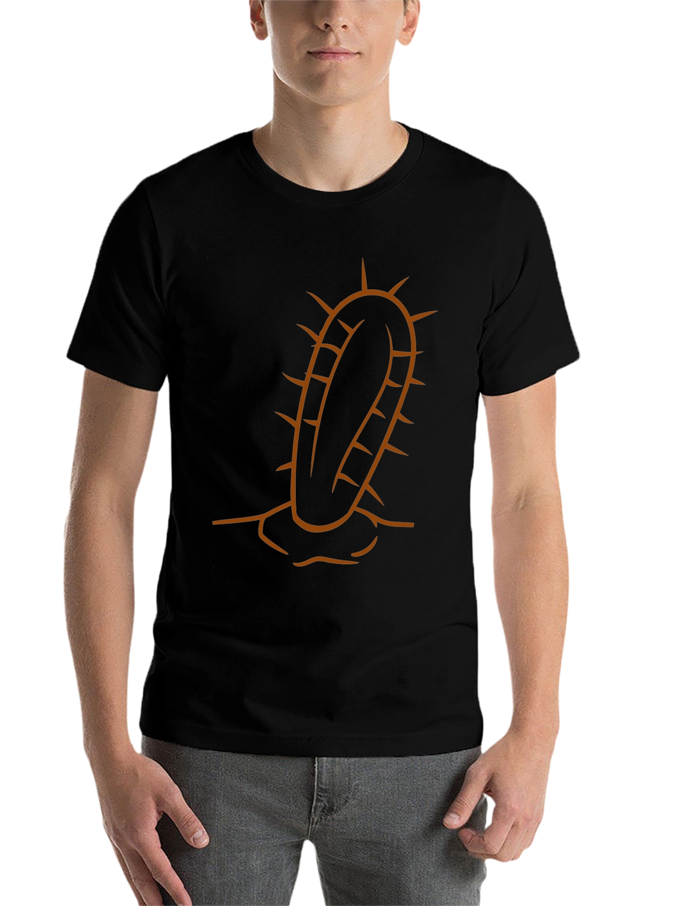 Black Cactus Graphic Tee - Unique Desert Style view 7