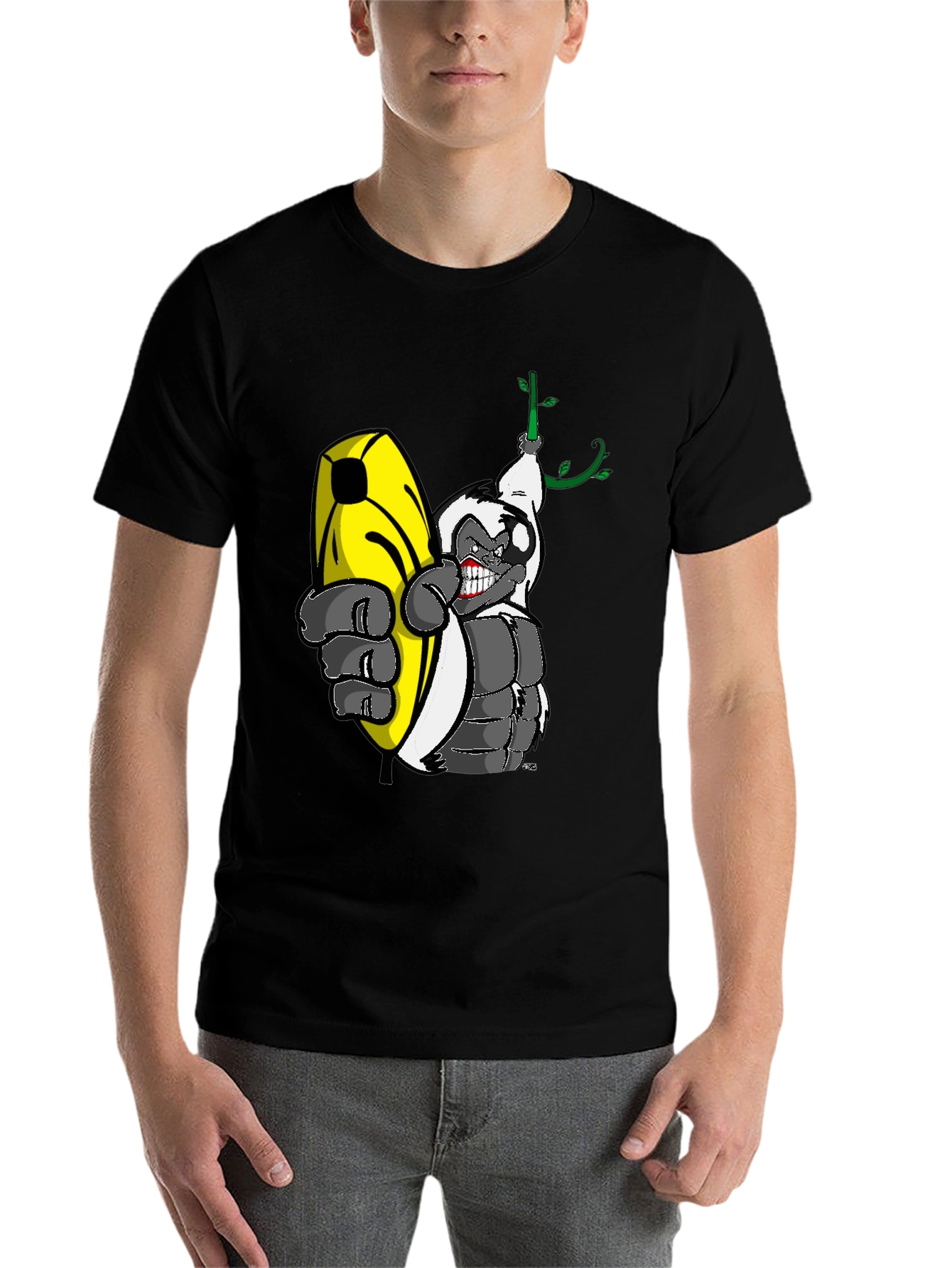 Black Banana Loving Gorilla Graphic Tee view 7