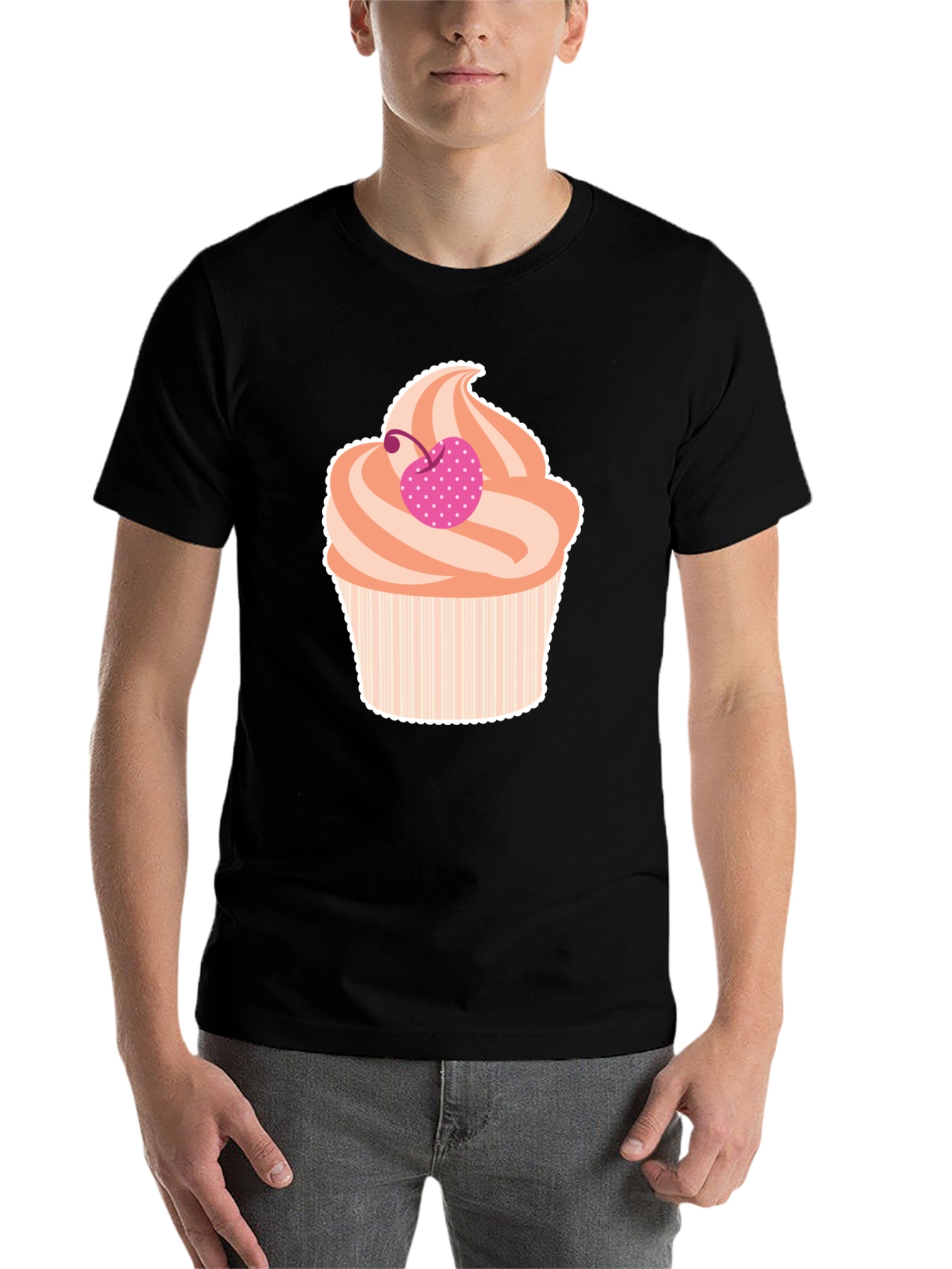 Black Cupcake Graphic Tee - Sweet Style view 7