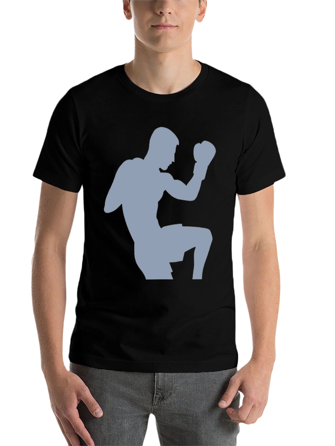 Martial Arts Kickboxer Black T-Shirt - 7
