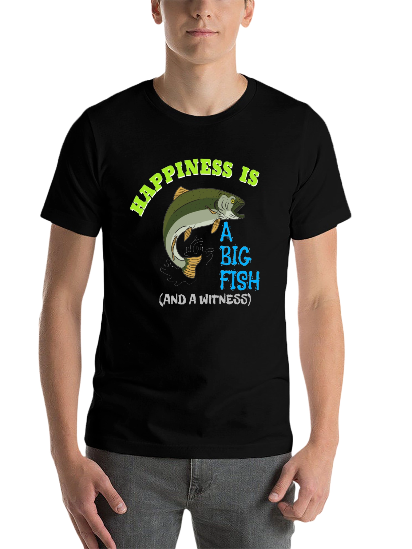 Happiness is A Big Fish T-Shirt - 7