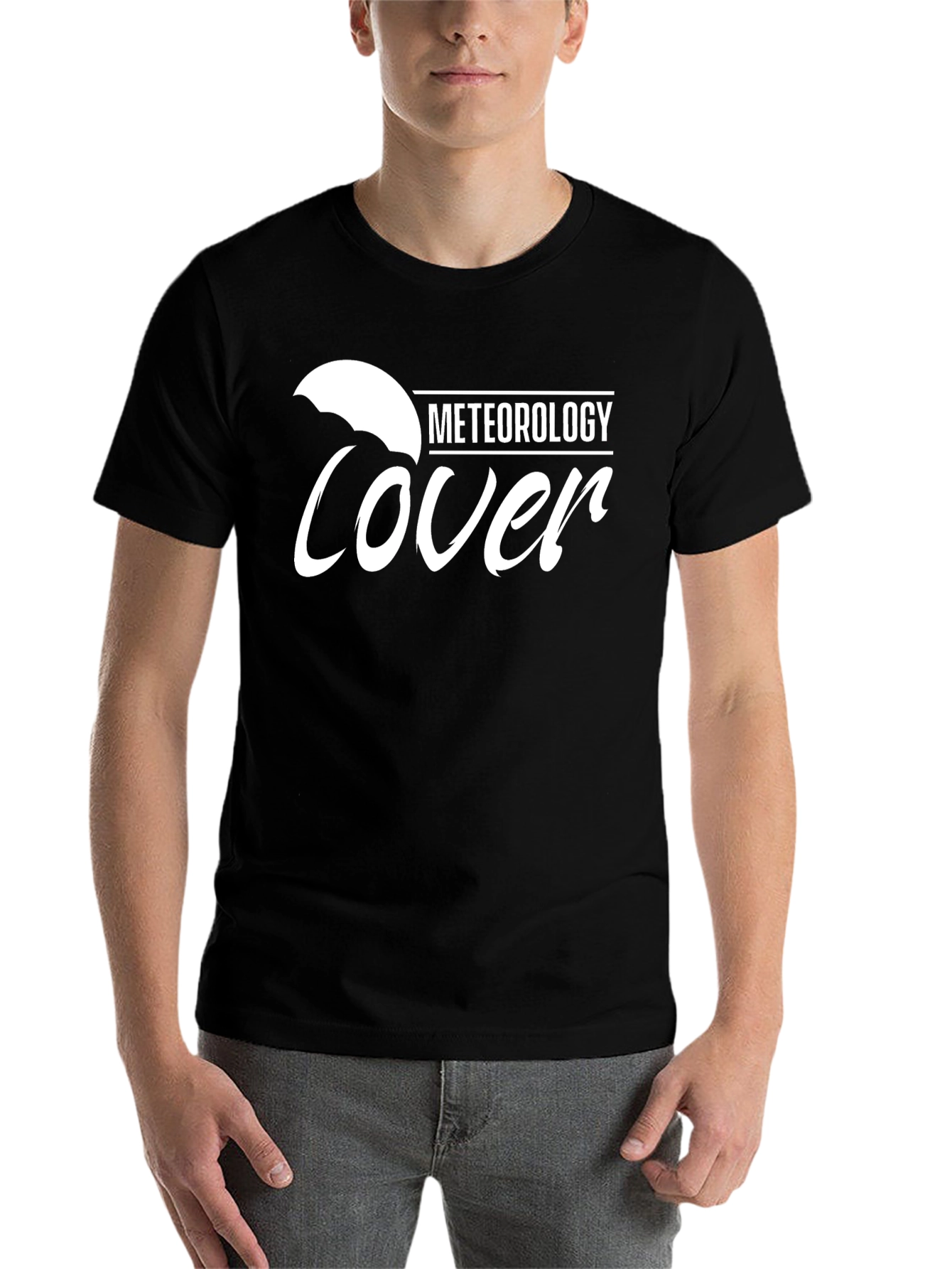 Black Meteorology Lover Black T-Shirt view 7