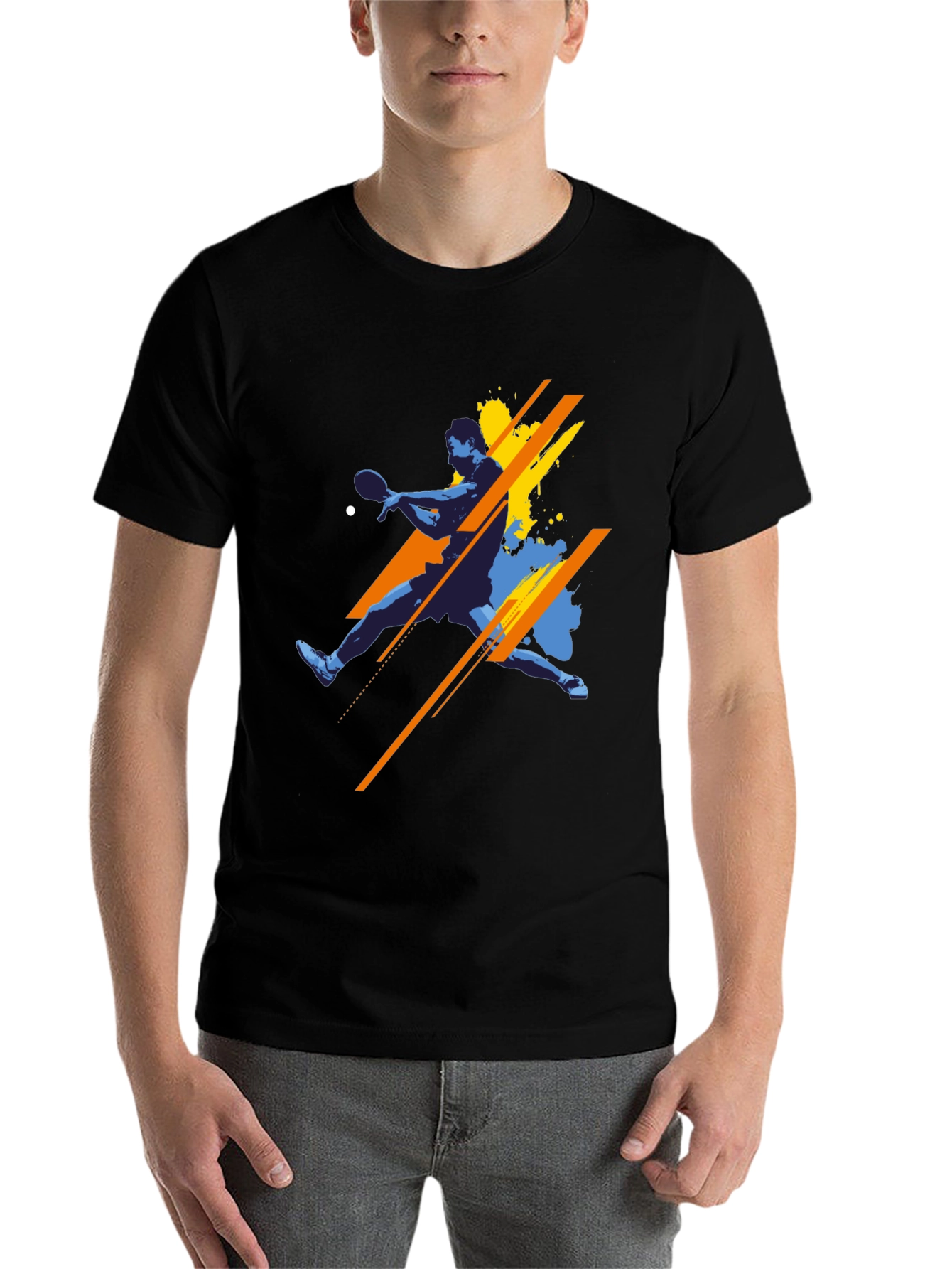 Table Tennis Graphic Tee - Stylish Sport Shirt - 7