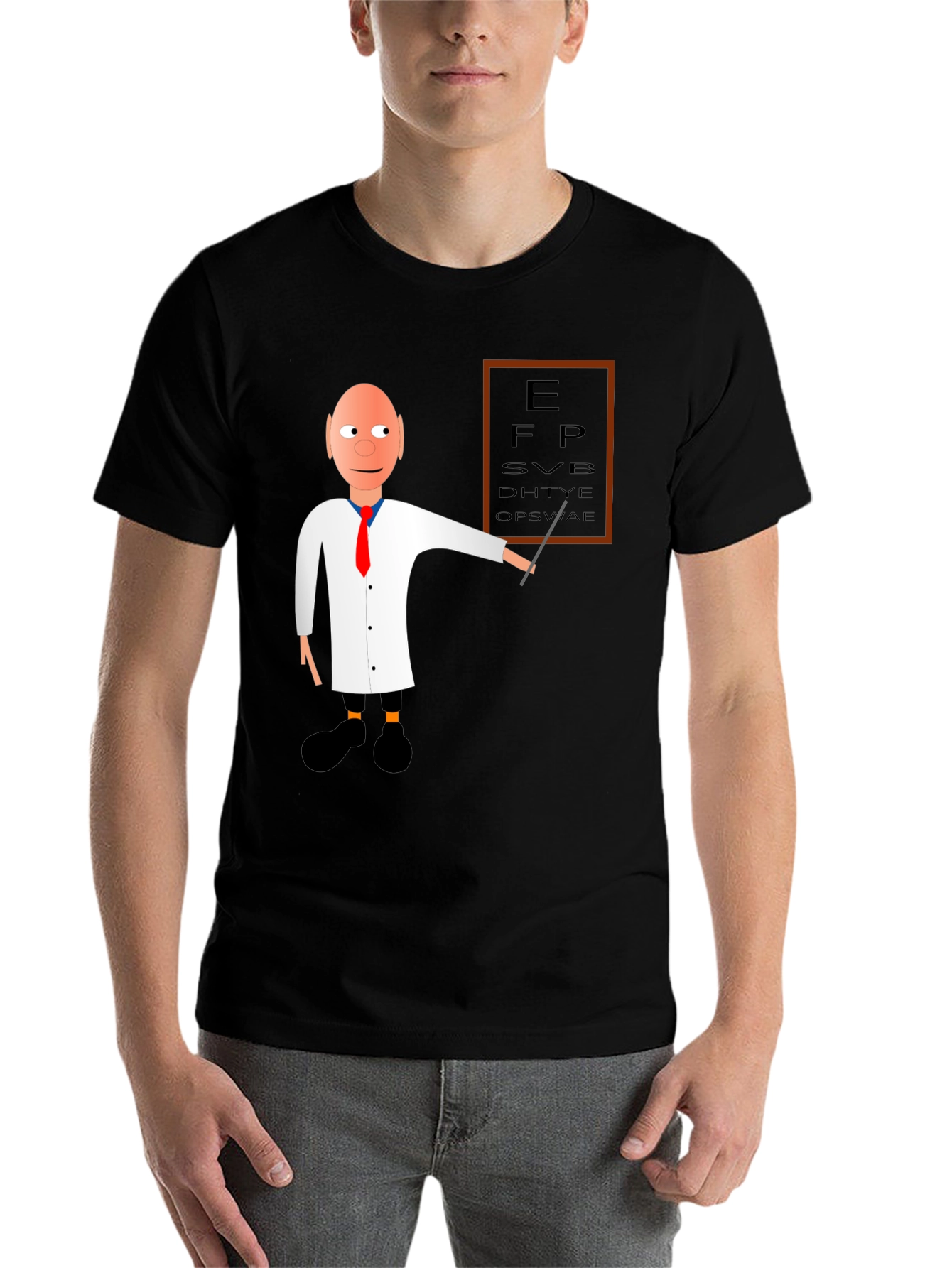 Black Eye Doctor T-Shirt Funny Optometrist Tee view 7