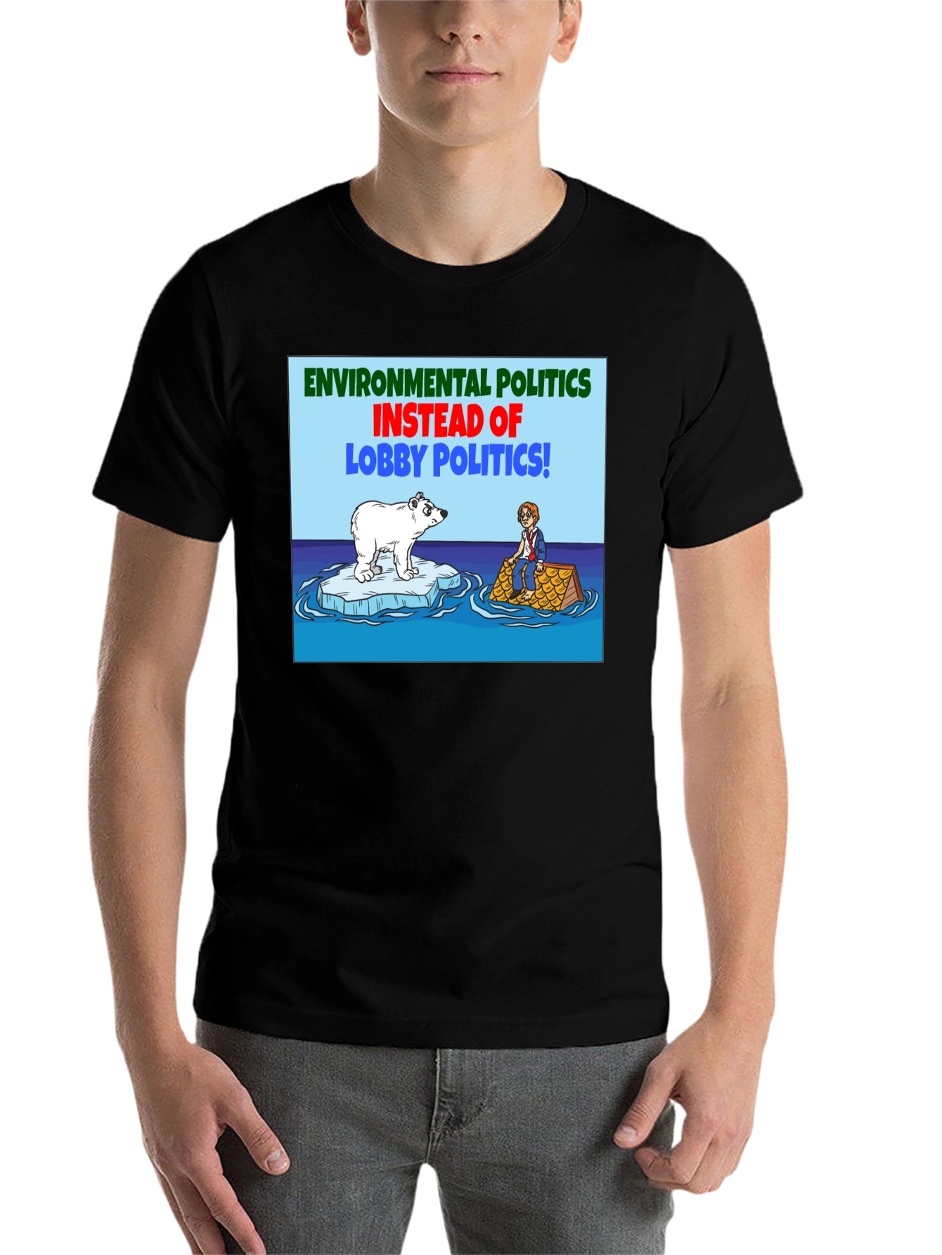 Black Environmental Politics T-Shirt view 7