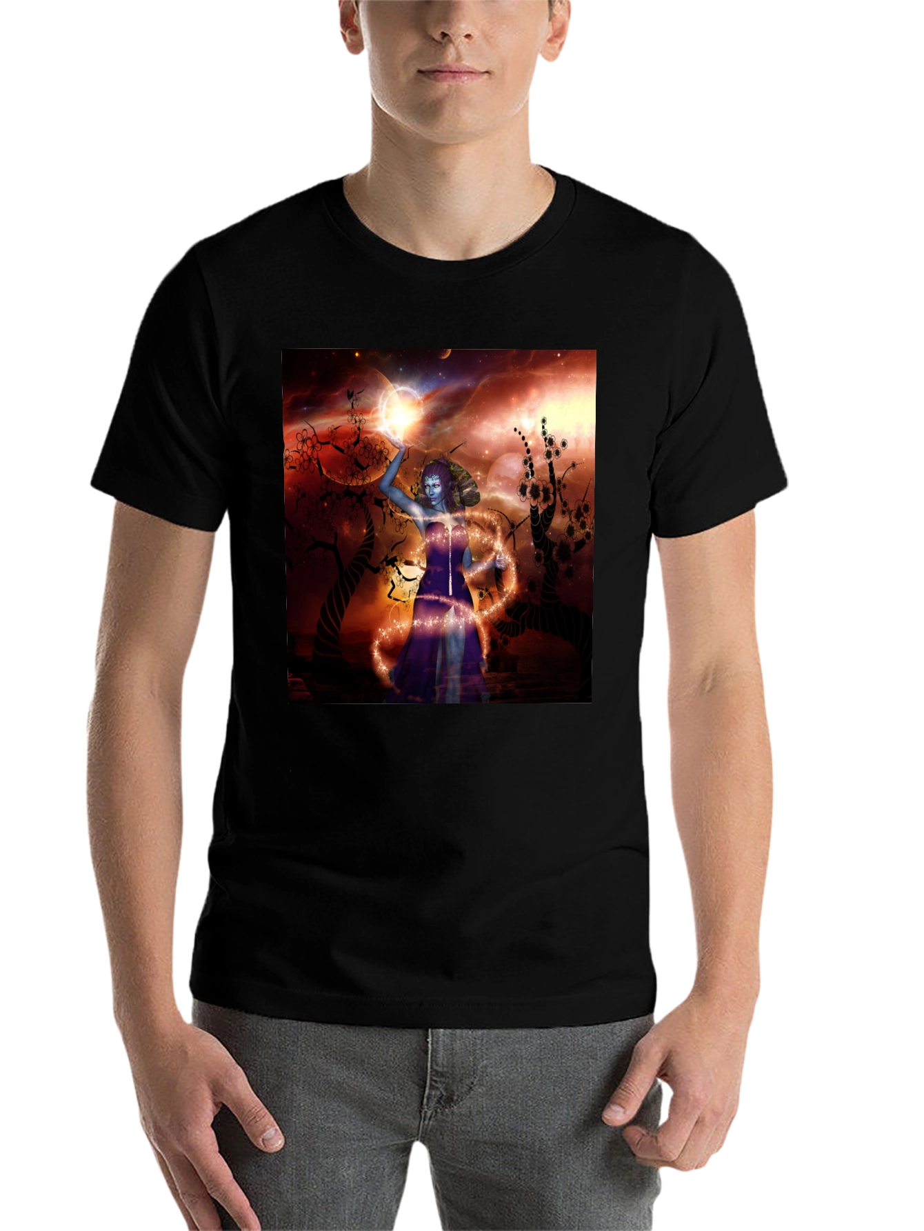 Mystic Sorceress Graphic T-Shirt - 7