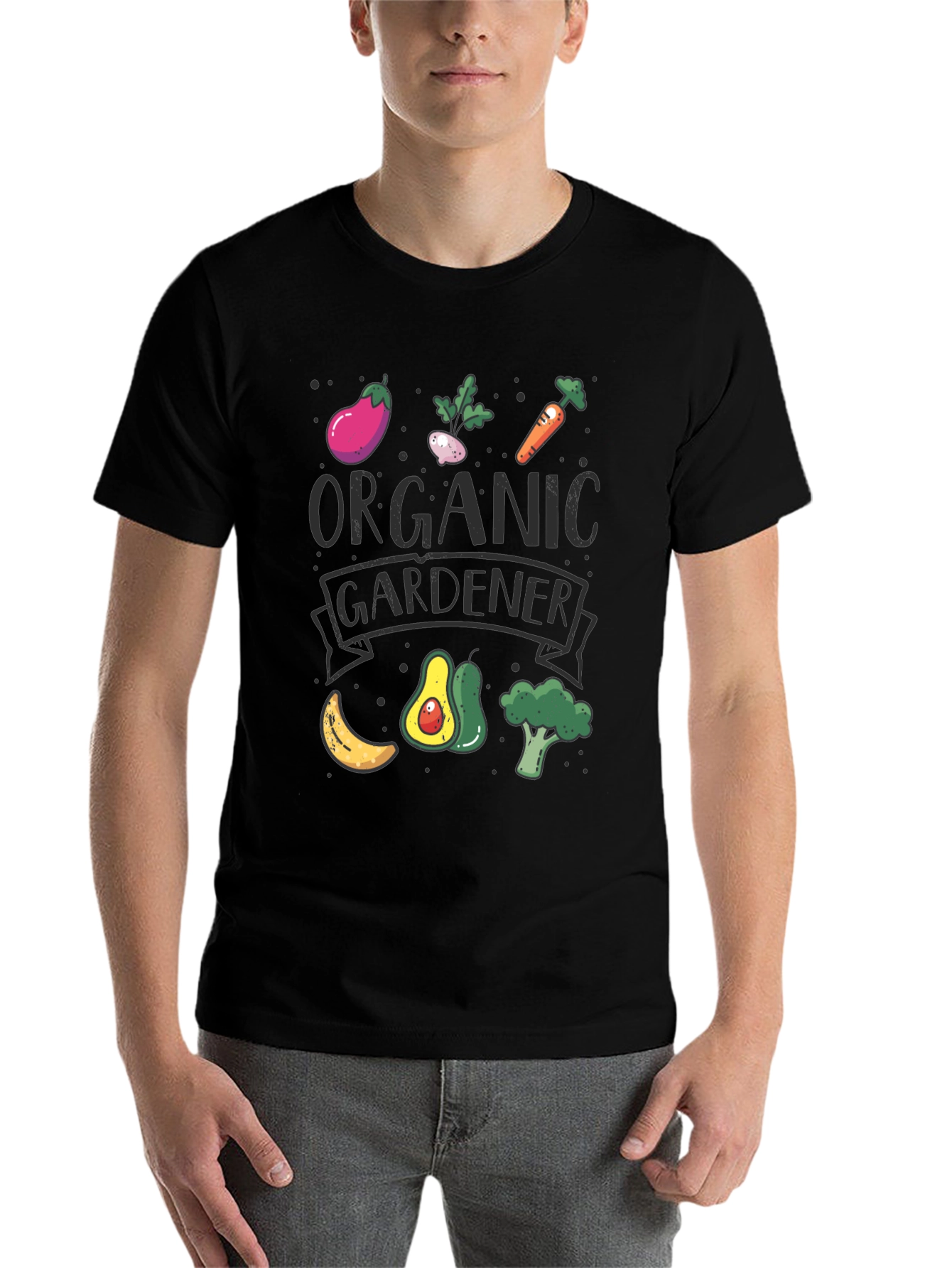 Organic Gardener Graphic T-Shirt - Black - 7