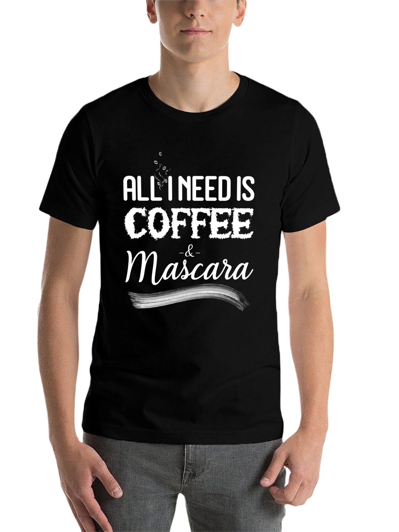 Black Coffee & Mascara Graphic T-Shirt view 7