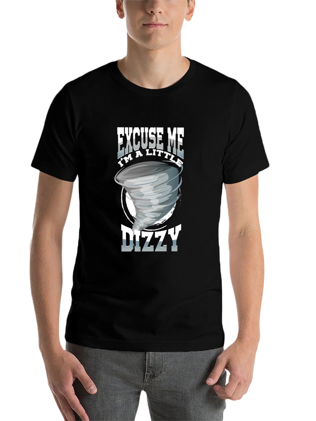 Black Excuse Me I'm a Little Dizzy T-Shirt view 7