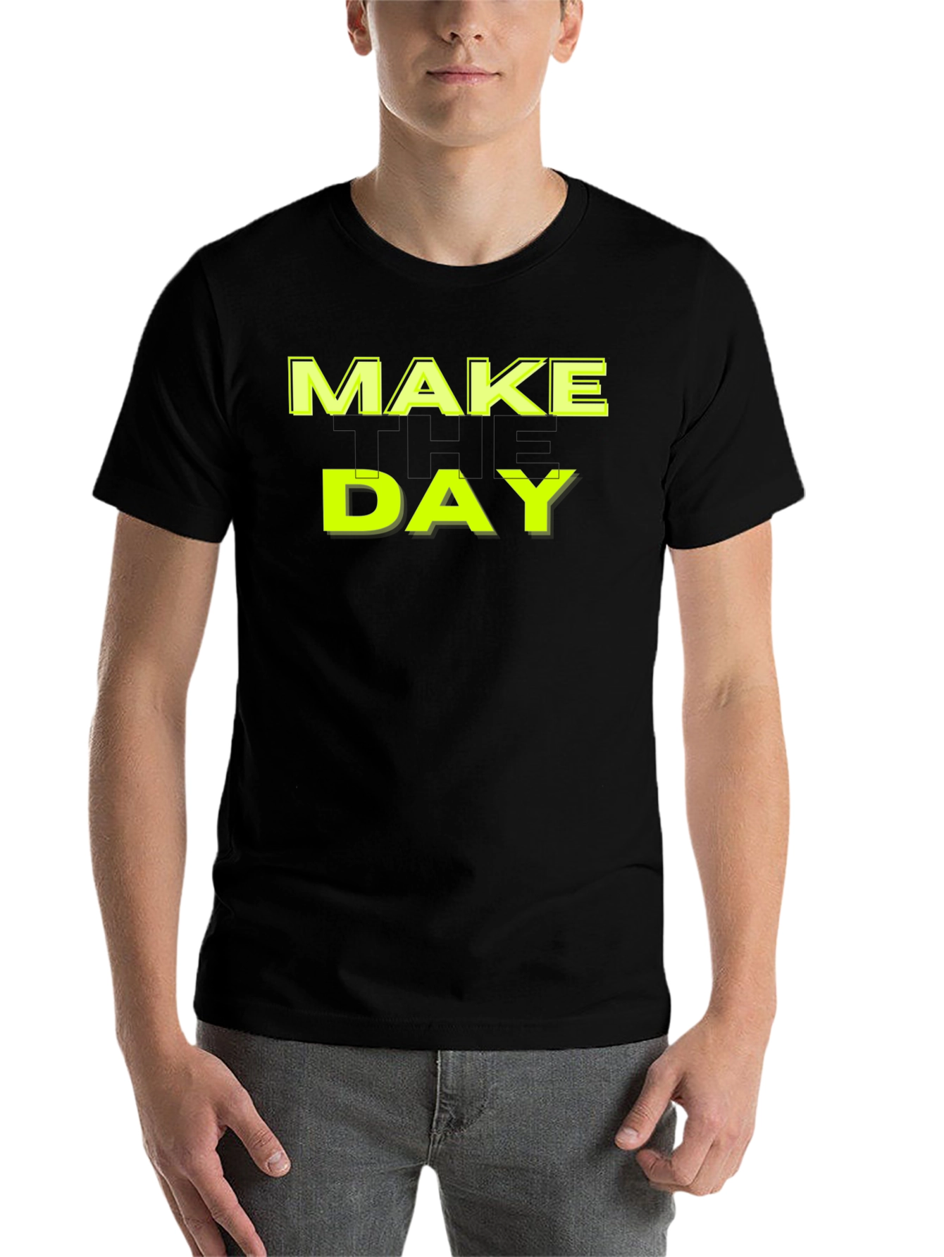 Black Make Today Your Day Graphic T-Shirt view 7