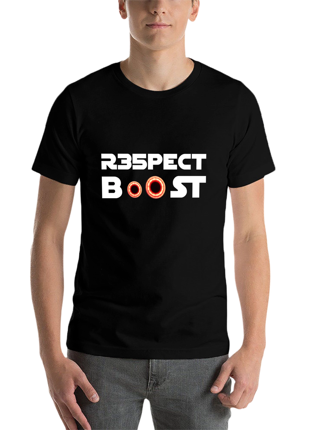 Black R35PECT Boost T-Shirt - Black view 7