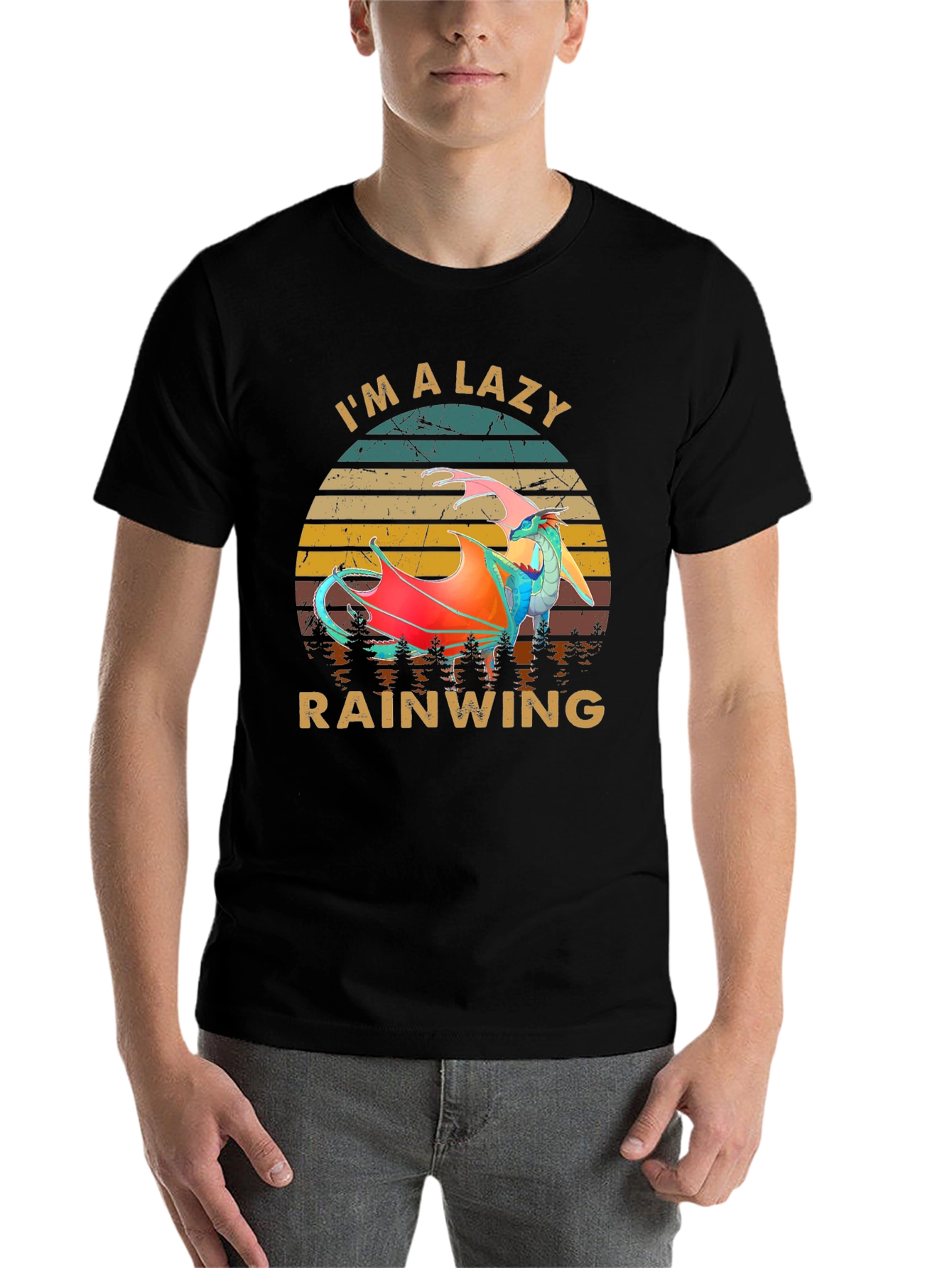 Lazy Rainwing Retro Graphic T-Shirt - 7