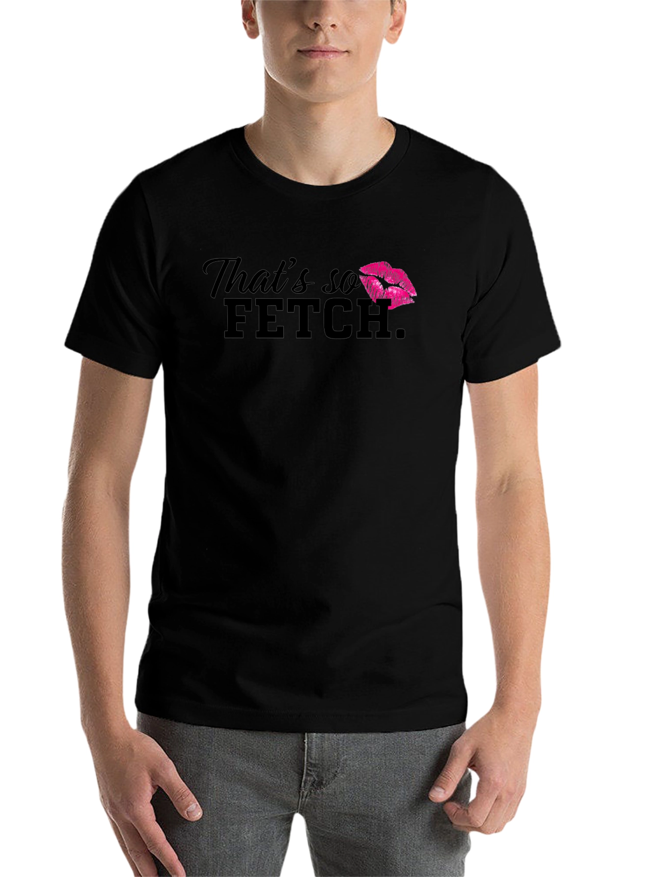 Black That's So Fetch Graphic Tee view 7