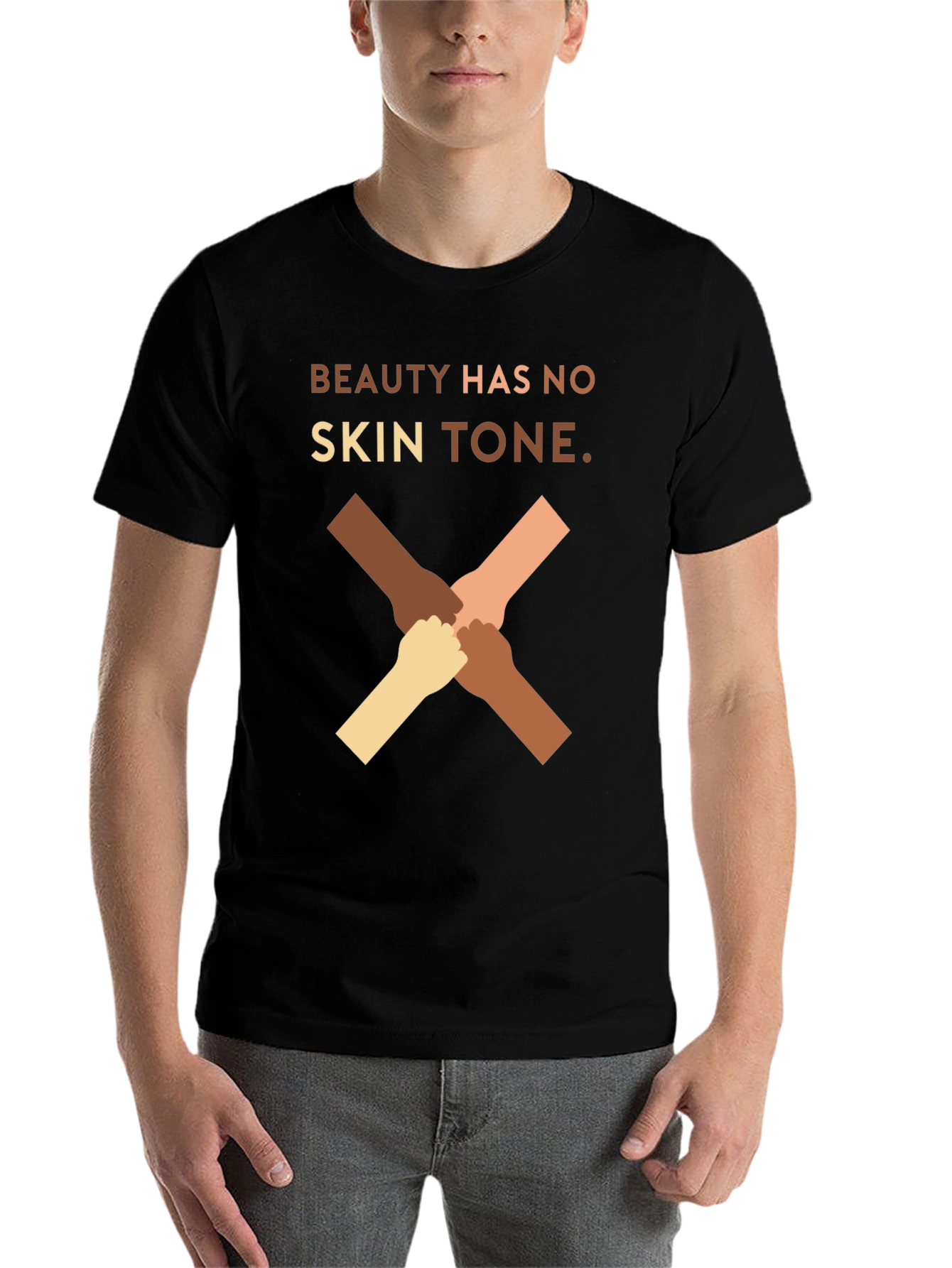 Black Beauty Has No Skin Tone Graphic T-Shirt view 7