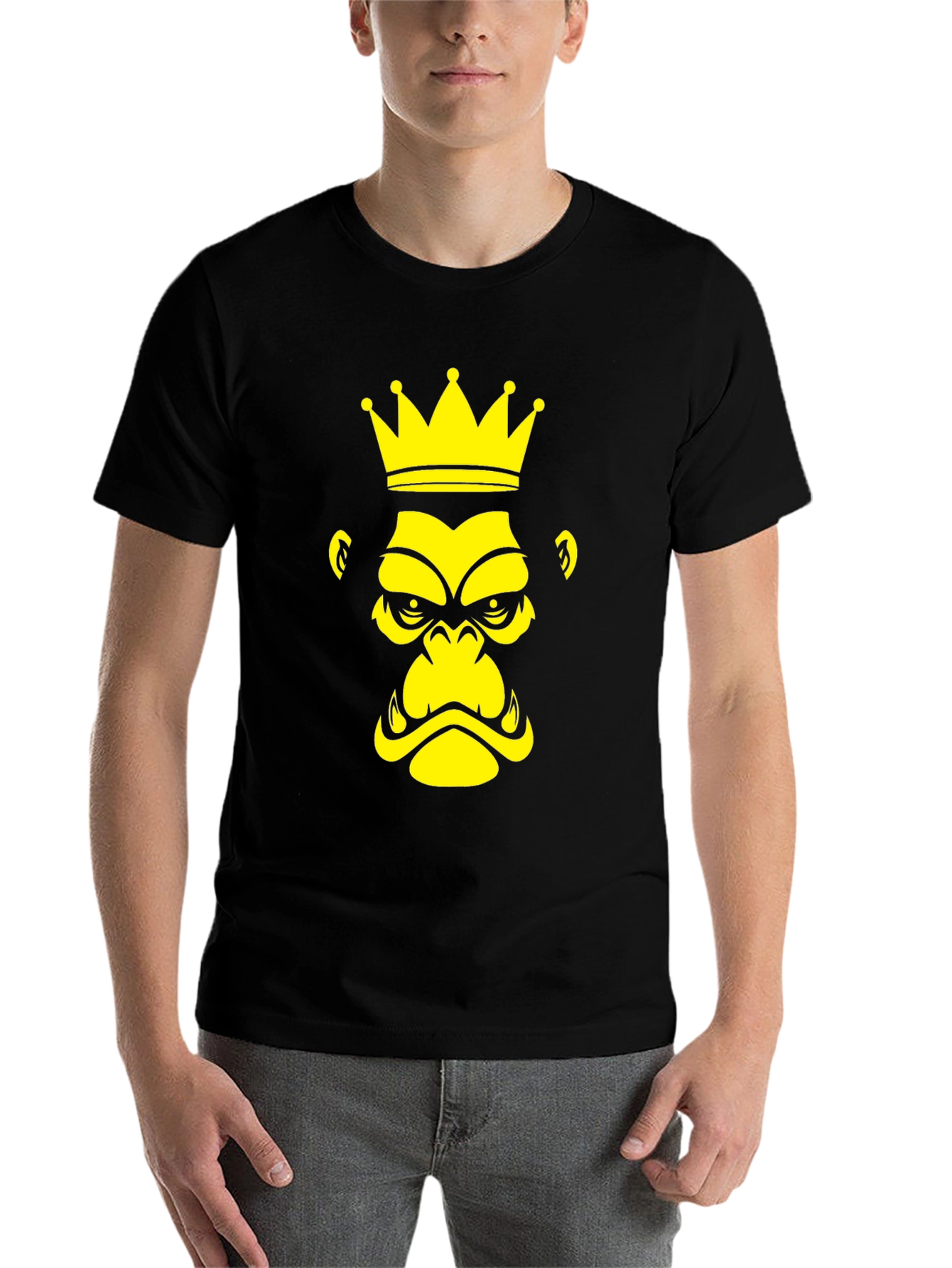 Black King Kong Graphic Tee - Black view 7