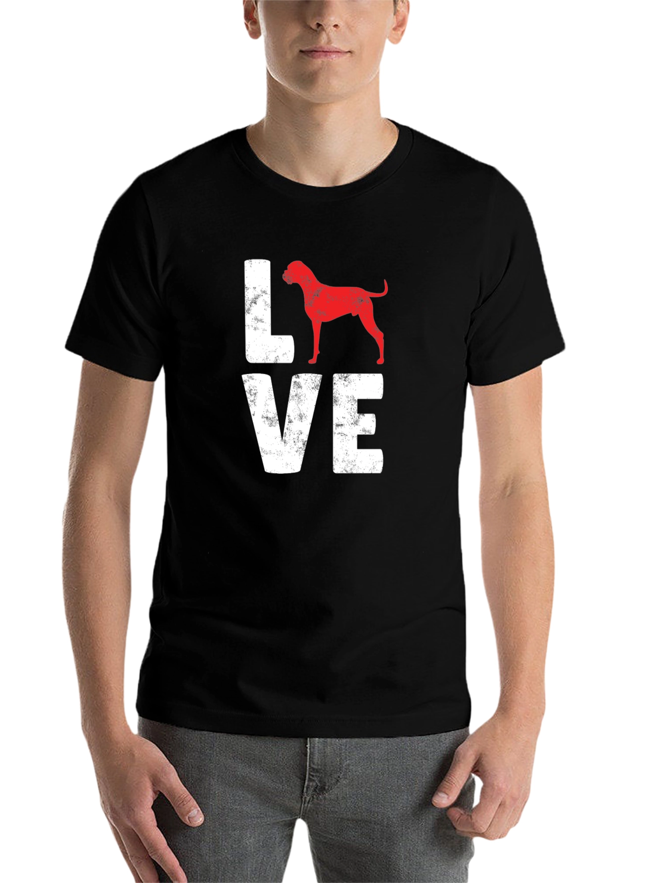 Black Dog Breed LOVE Graphic Tee view 7