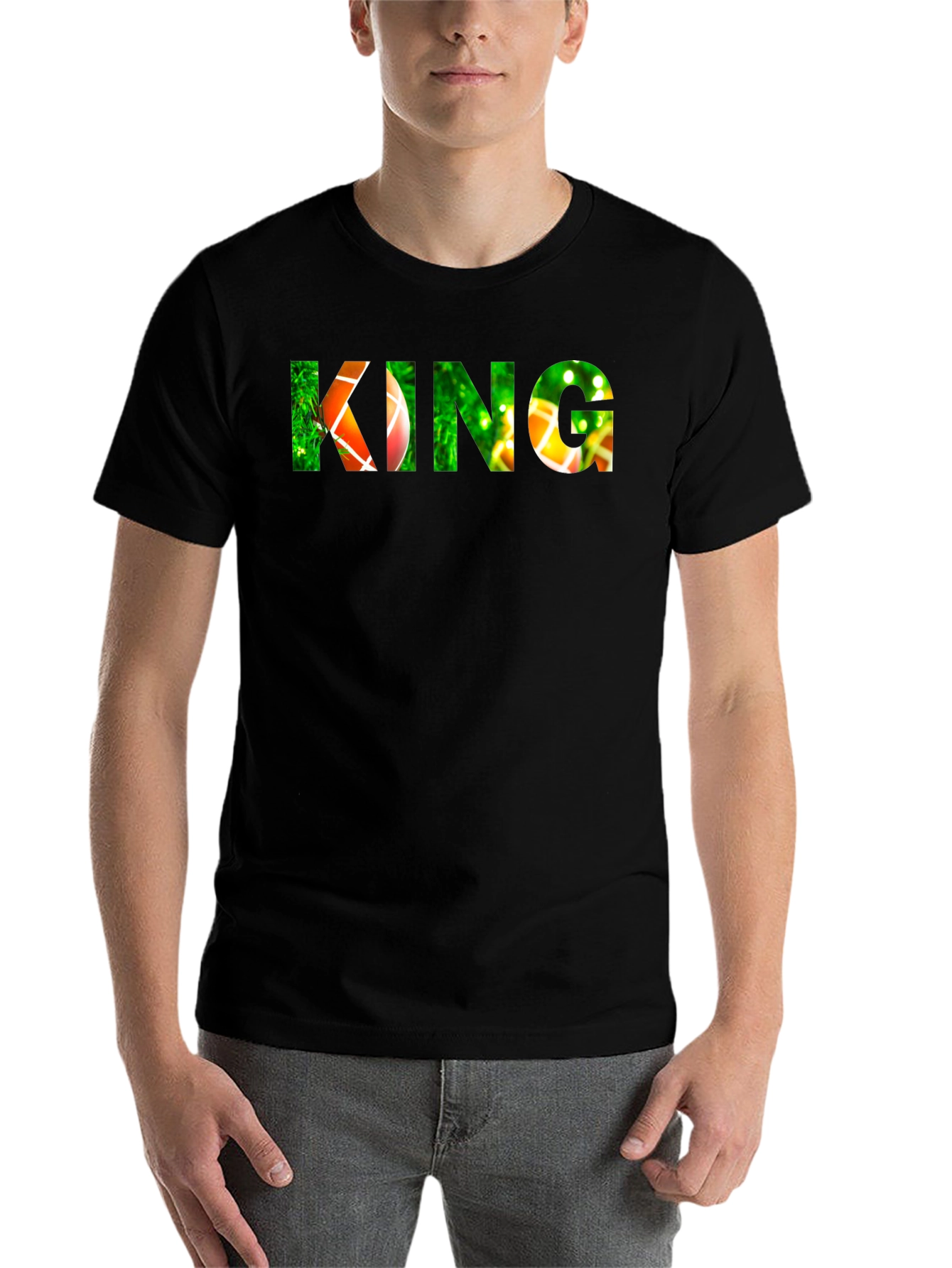 Black King Graphic Tee - Novelty Design view 7