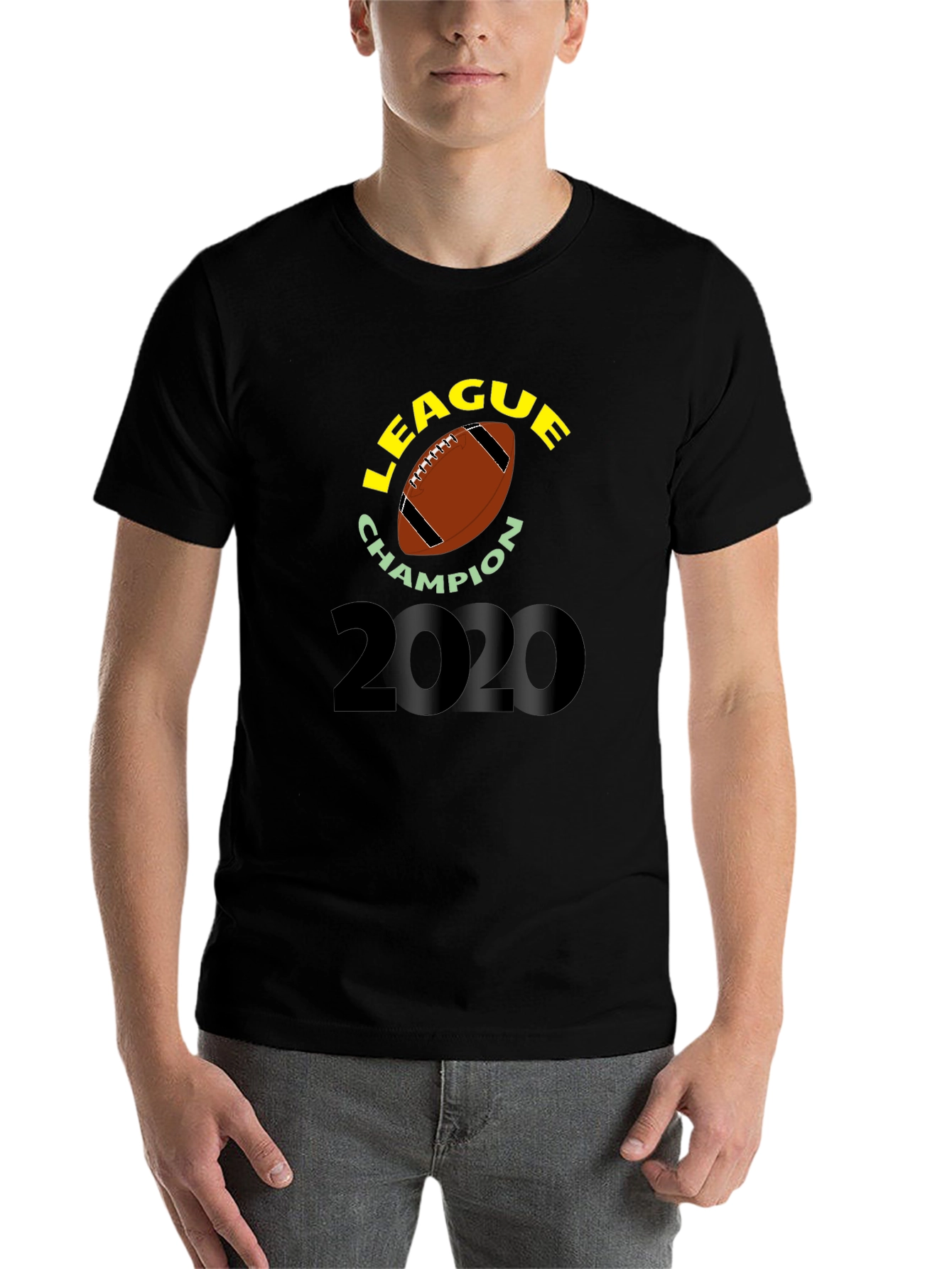 Black League Champion 2020 T-Shirt view 7